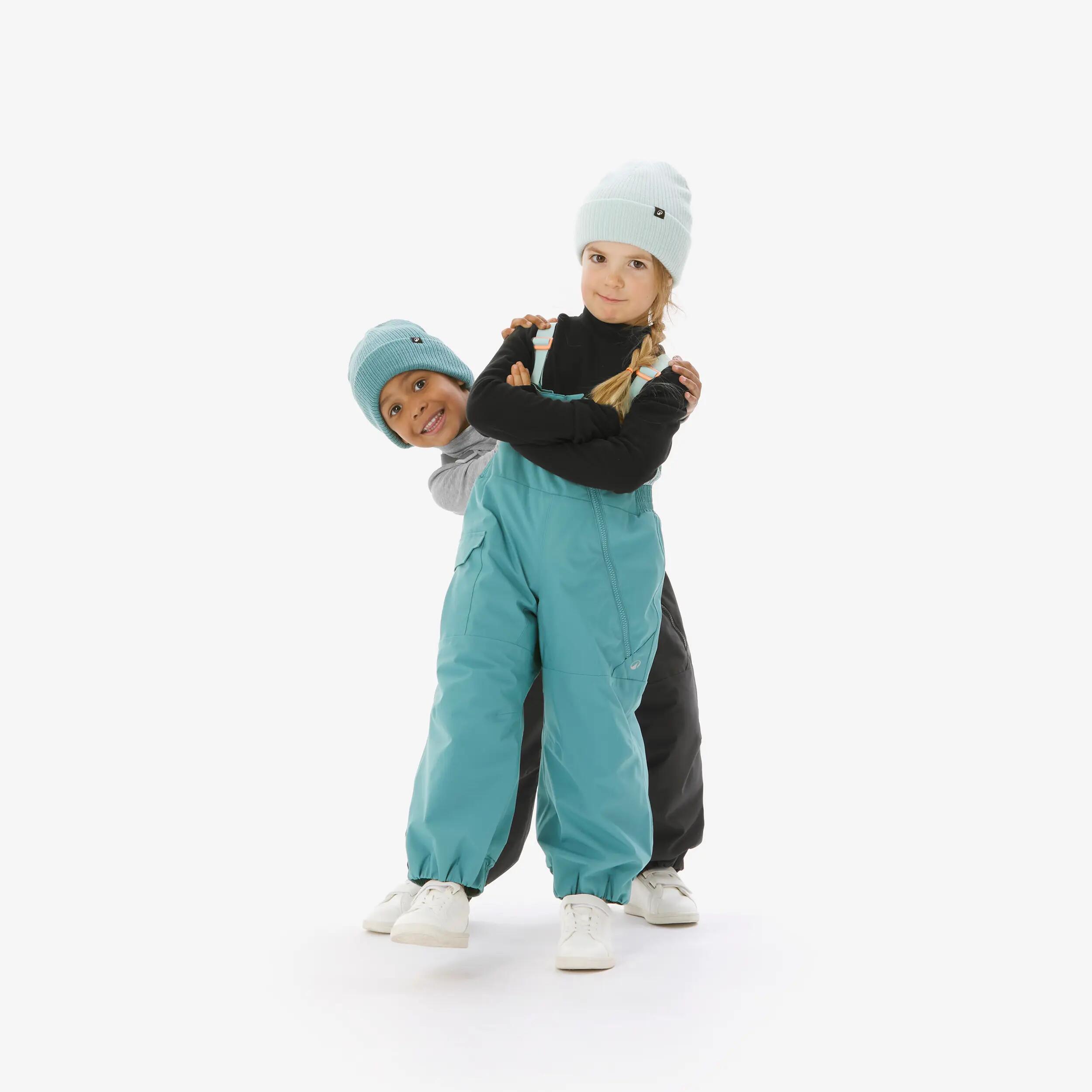 Kids’ Waterproof Ski Bib Pants, 900 Age 1–5 13/29