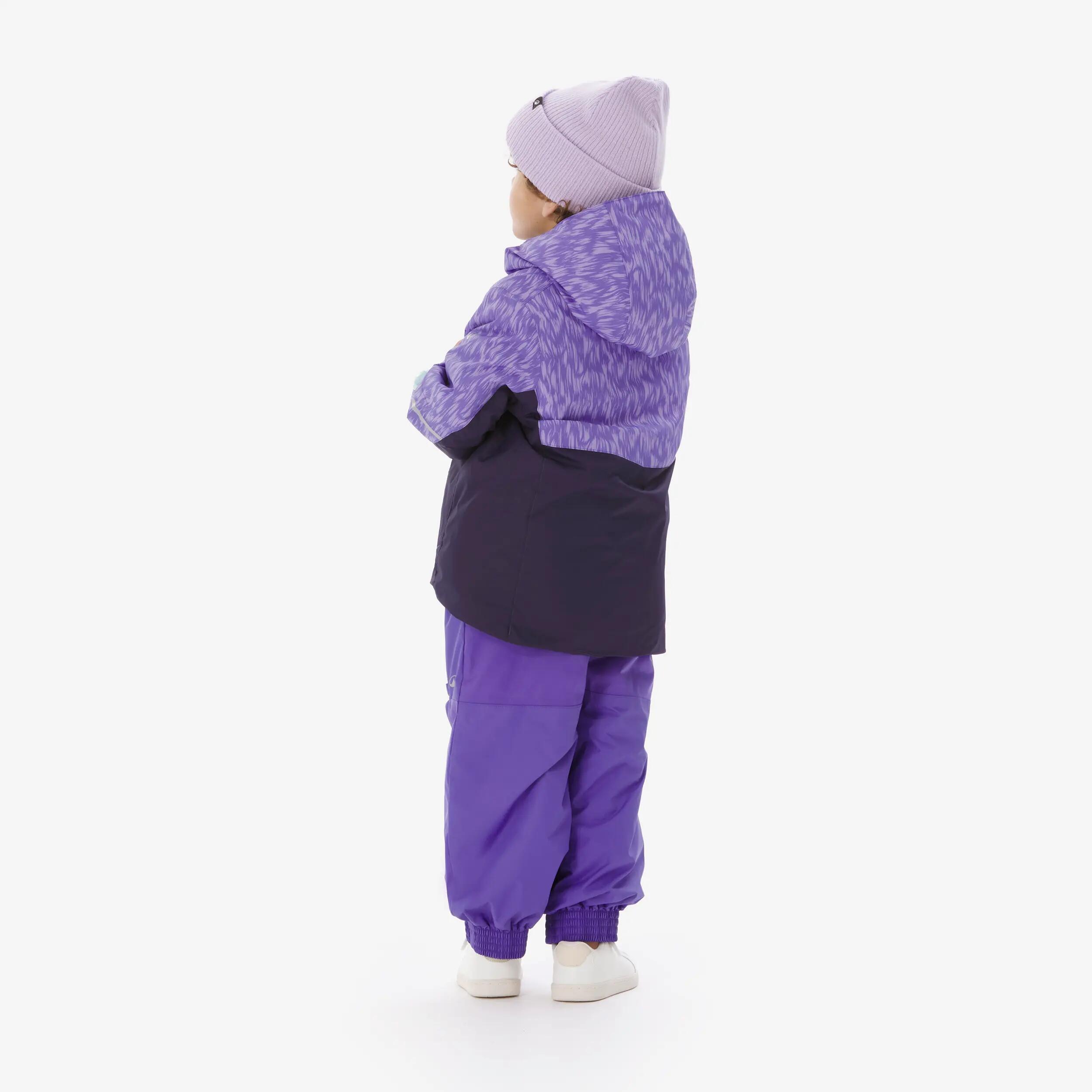 Spodnie ogrodniczki narciarskie dla dzieci Quechua Bib 500 Toddler 15/21
