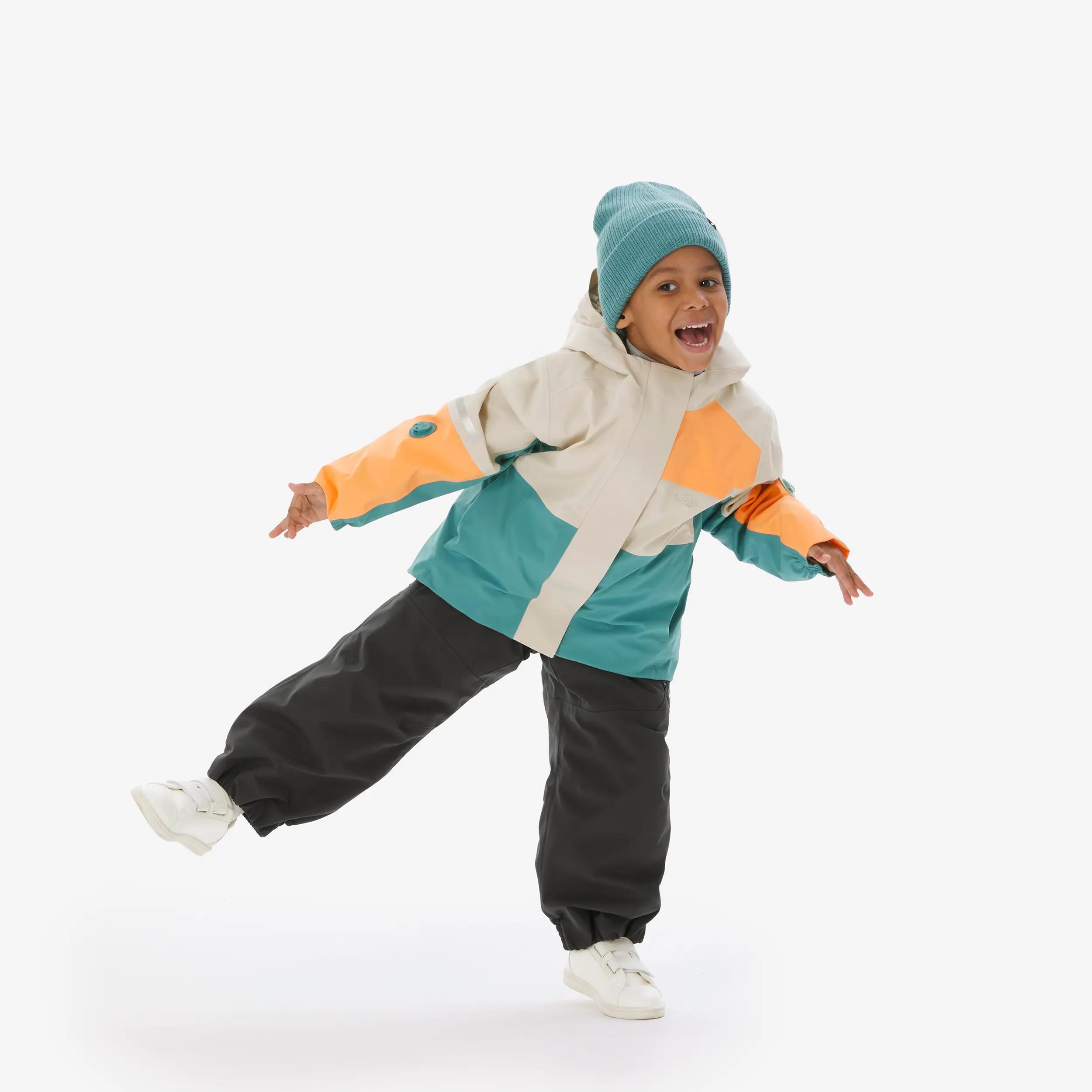 Pantalon de ski imperméable enfant 1-5 ans, 900 Kid gris 31/35