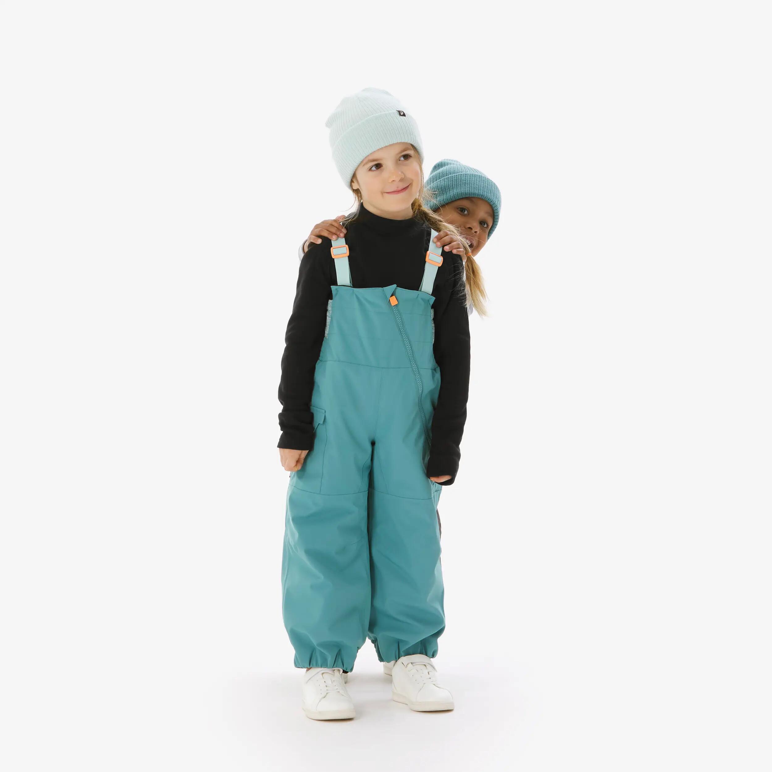 Kids’ Waterproof Ski Bib Pants, 900 Age 1–5 7/29