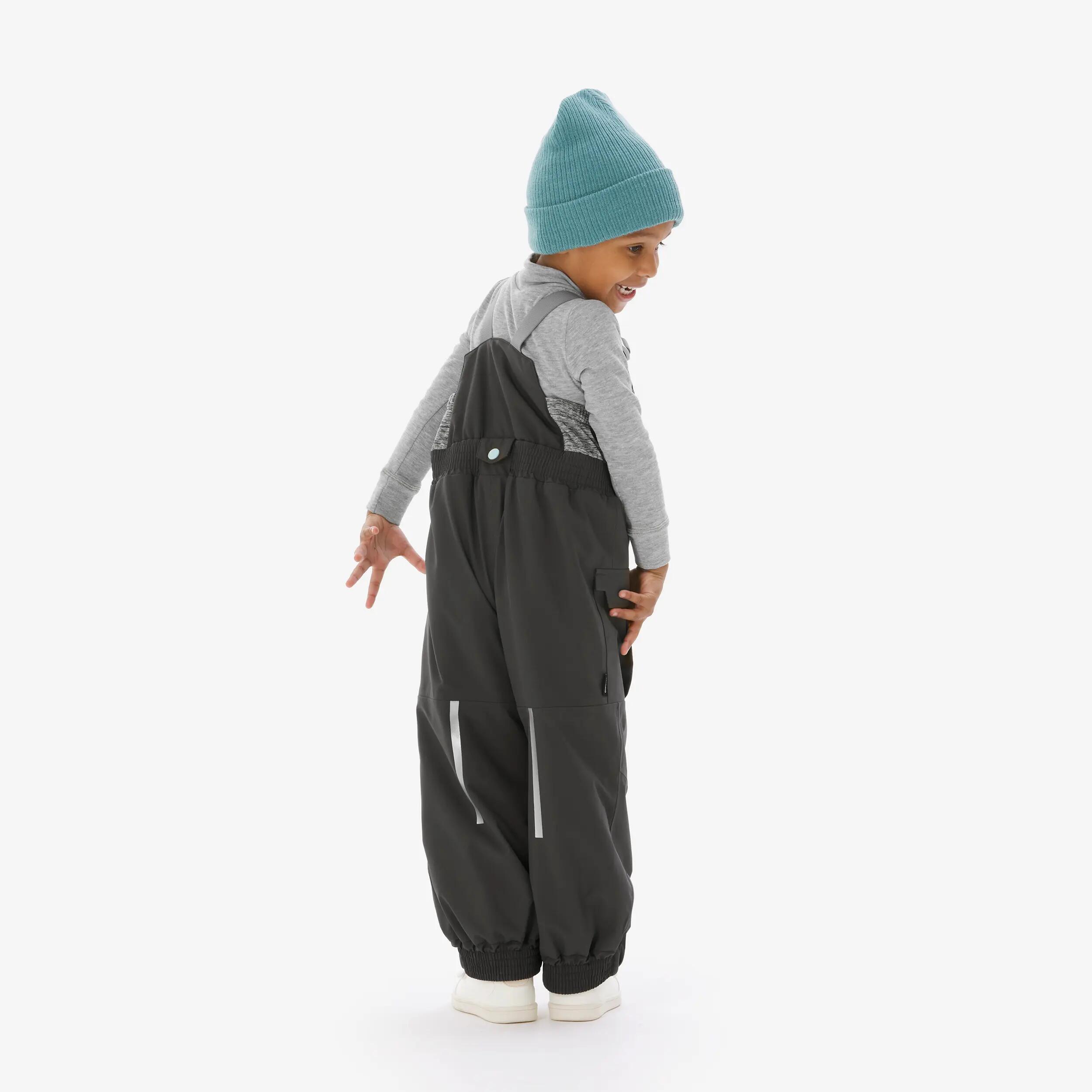 Pantalon de ski imperméable enfant 1-5 ans, 900 Kid gris 13/35