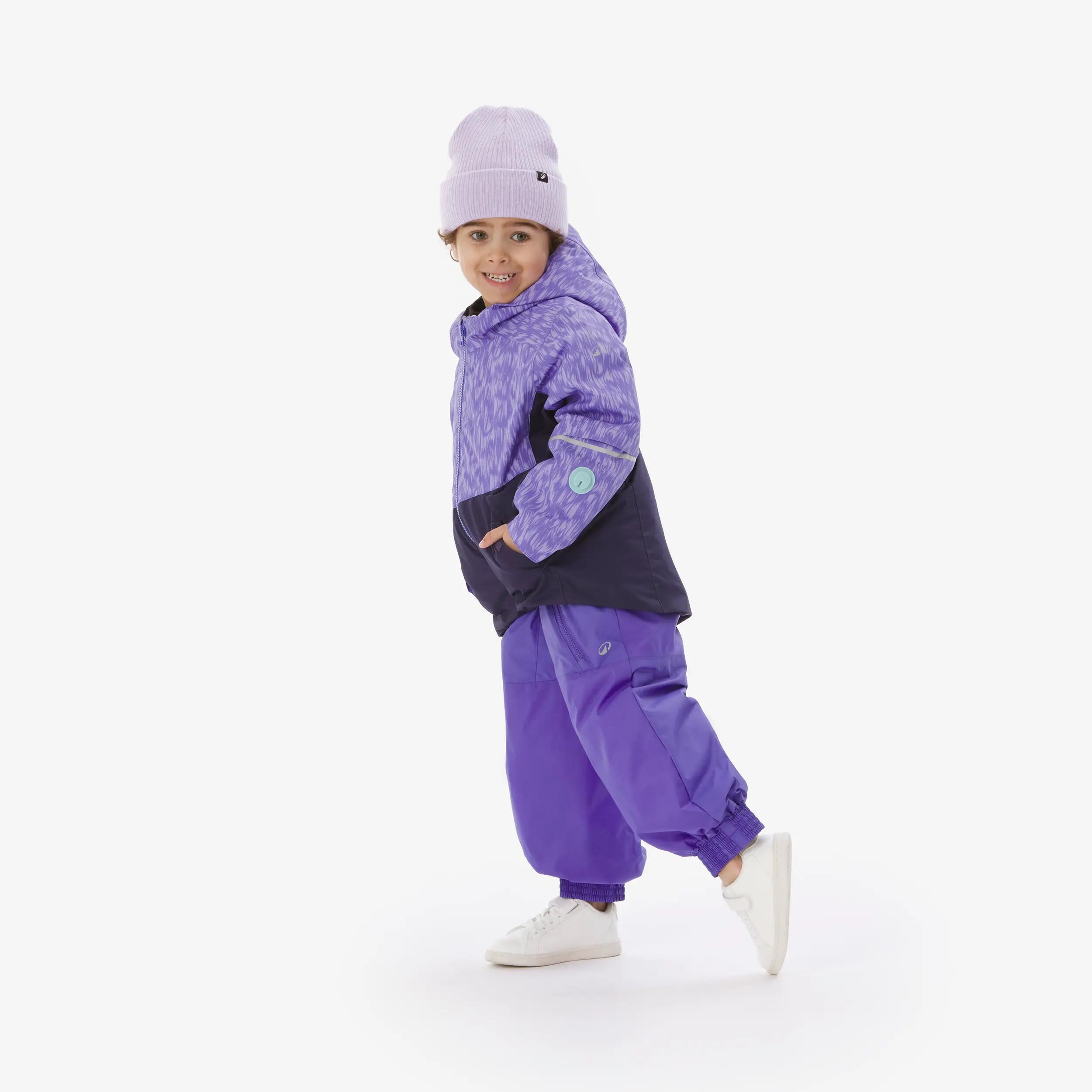 Spodnie ogrodniczki narciarskie dla dzieci Quechua Bib 500 Toddler 11/21