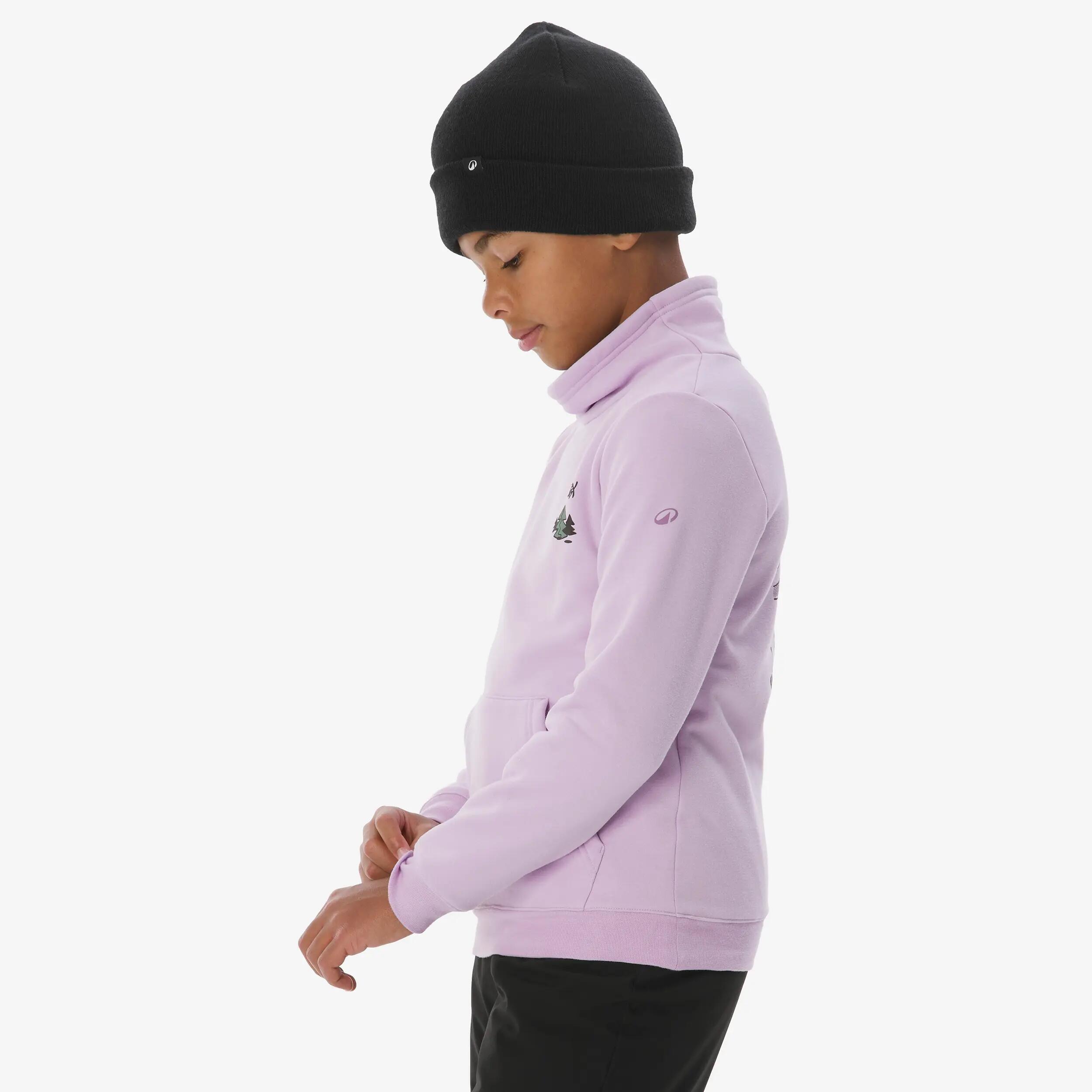 Felpa sci bambino MID 100 viola 15/24