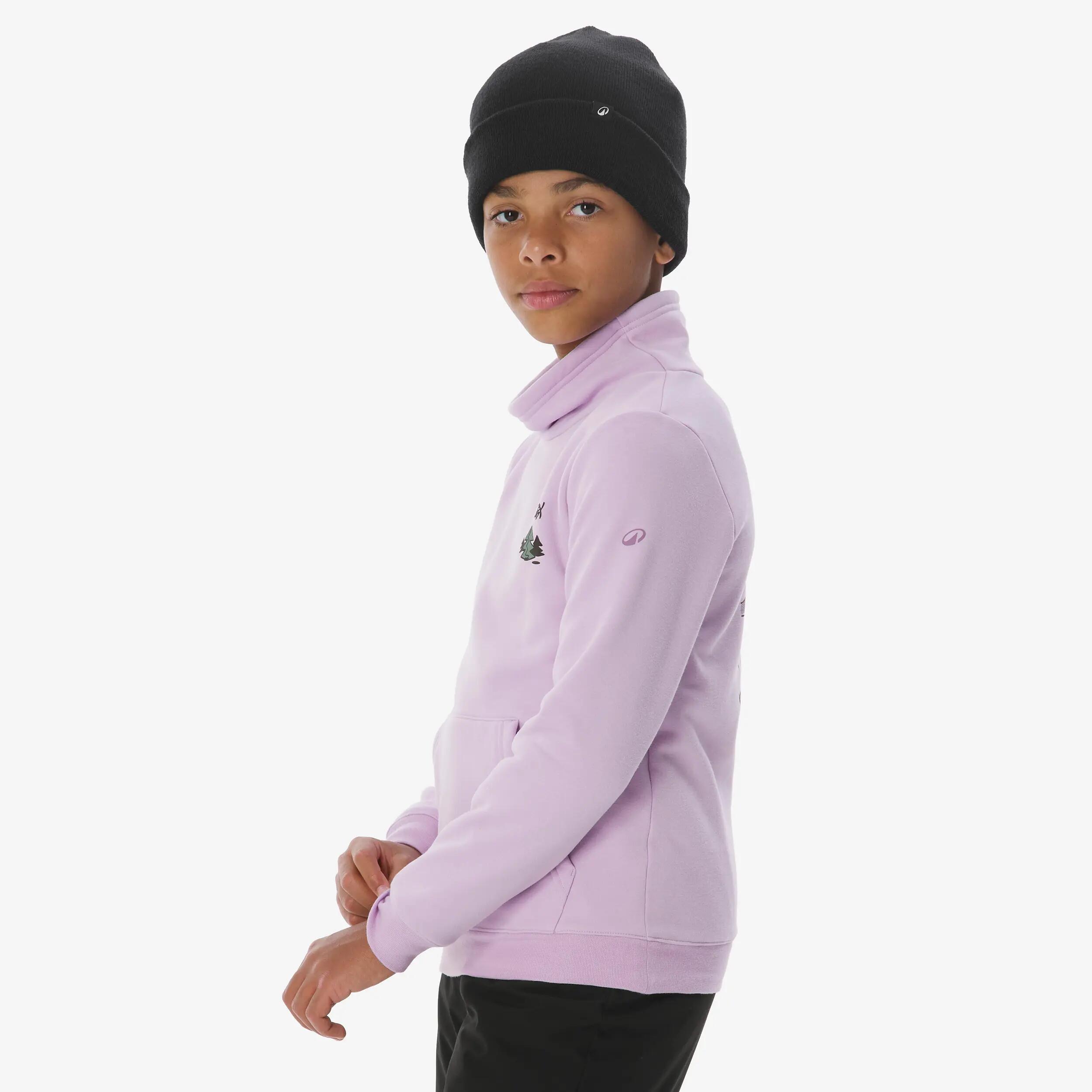 Felpa sci bambino MID 100 viola 14/24