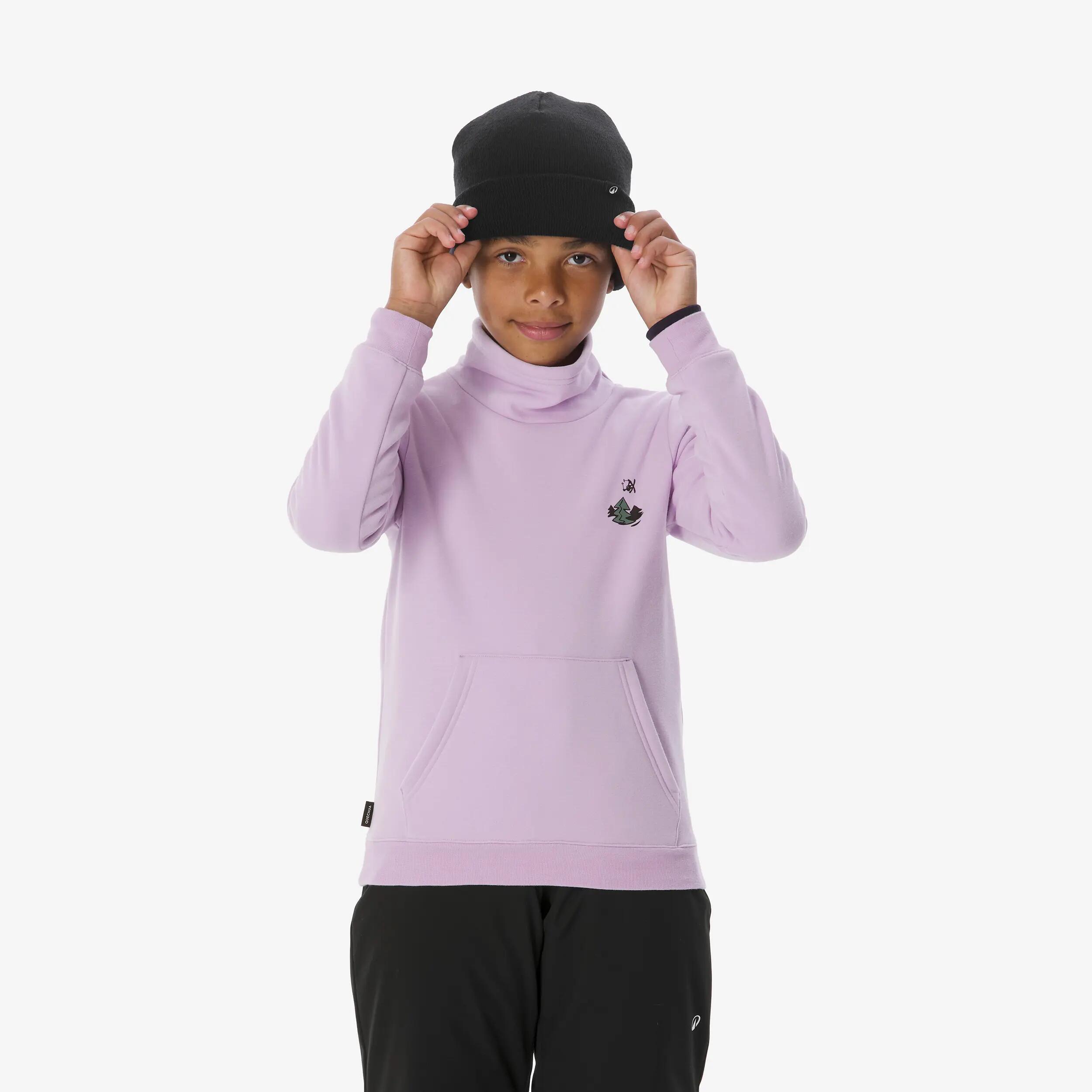 Felpa sci bambino MID 100 viola 4/24