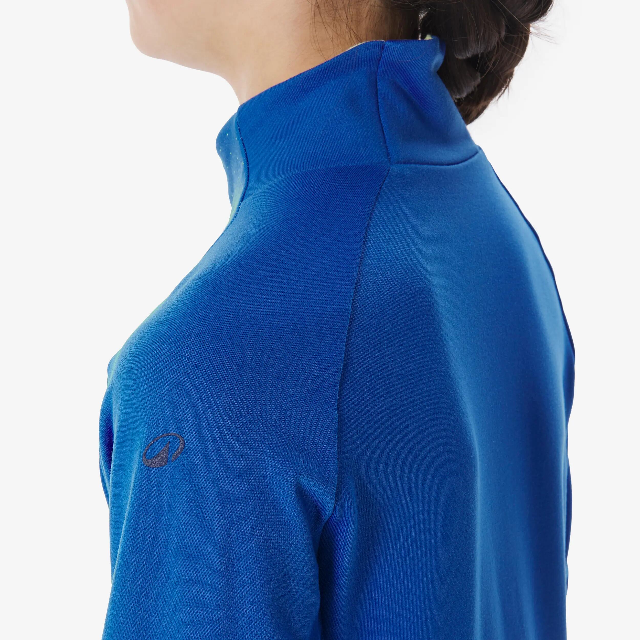 Koszulka termoaktywna narciarska dla dzieci Quechua BL 500 1/2 zip 16/19