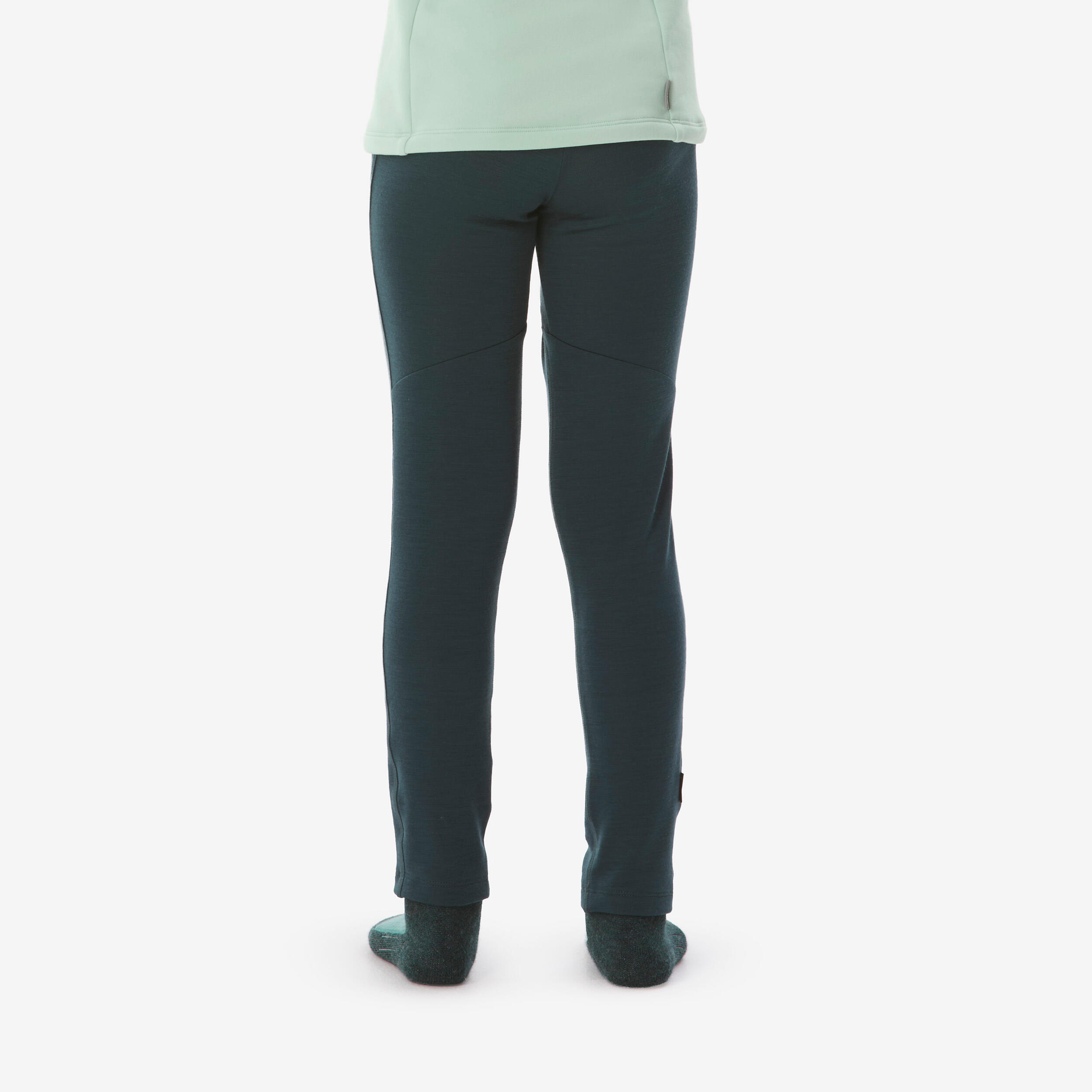 Collant thermique de ski en laine mérinos enfant, BL 500 Âge 5-15 ans 3/6