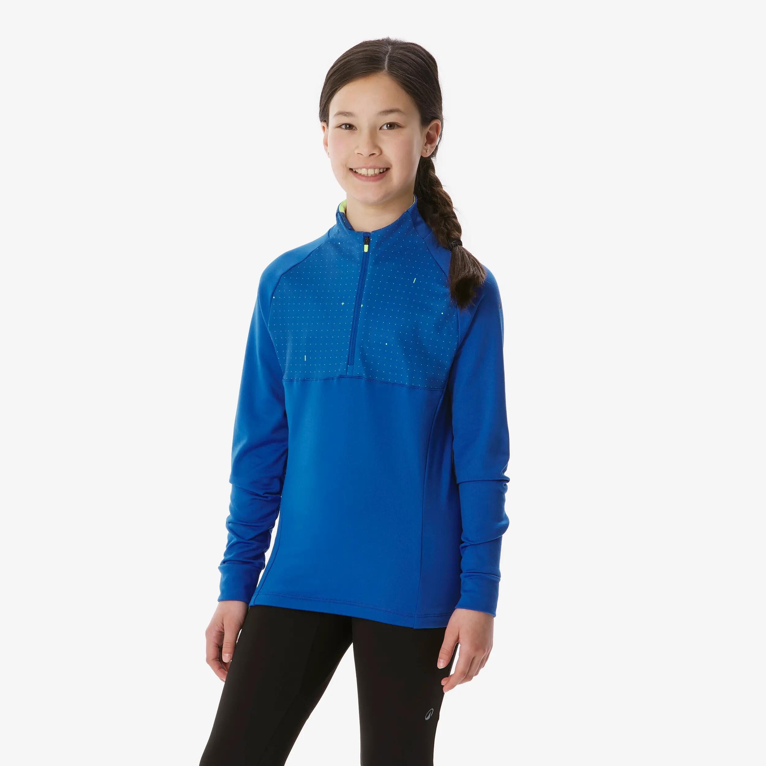 Koszulka termoaktywna narciarska dla dzieci Quechua BL 500 1/2 zip 2/19