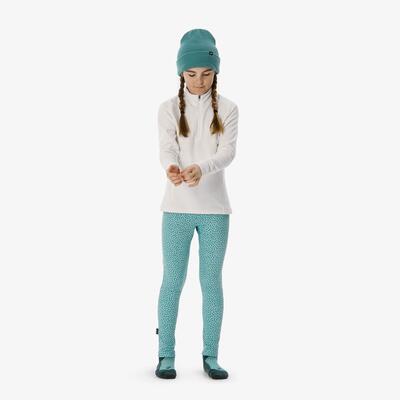 Pantaloni termici sci bambina 500 viola