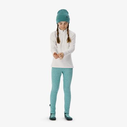 Sous-vêtement pantalon thermique de ski enfant 4-14 ans, BL 500 bleu marine