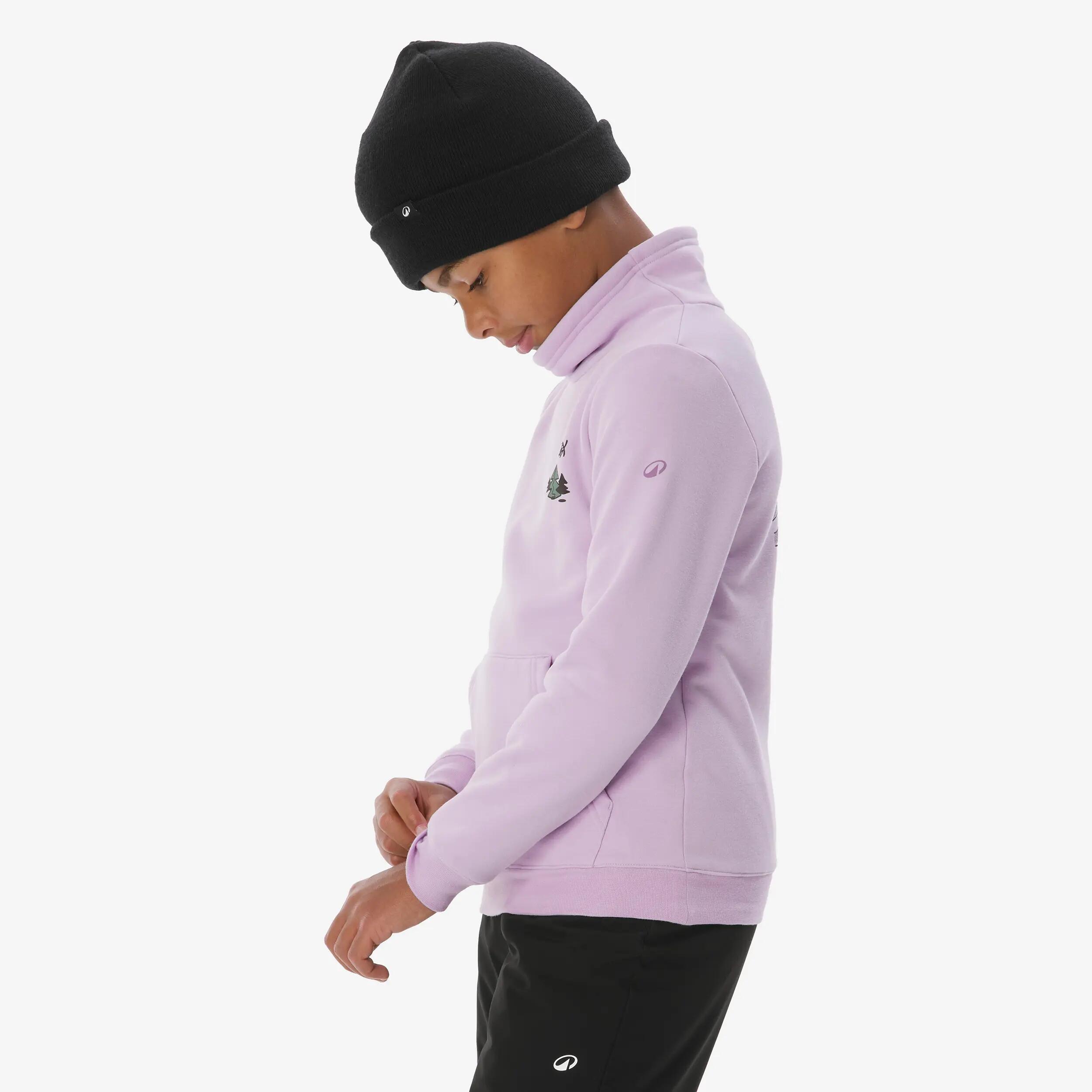 Felpa sci bambino MID 100 viola 16/24