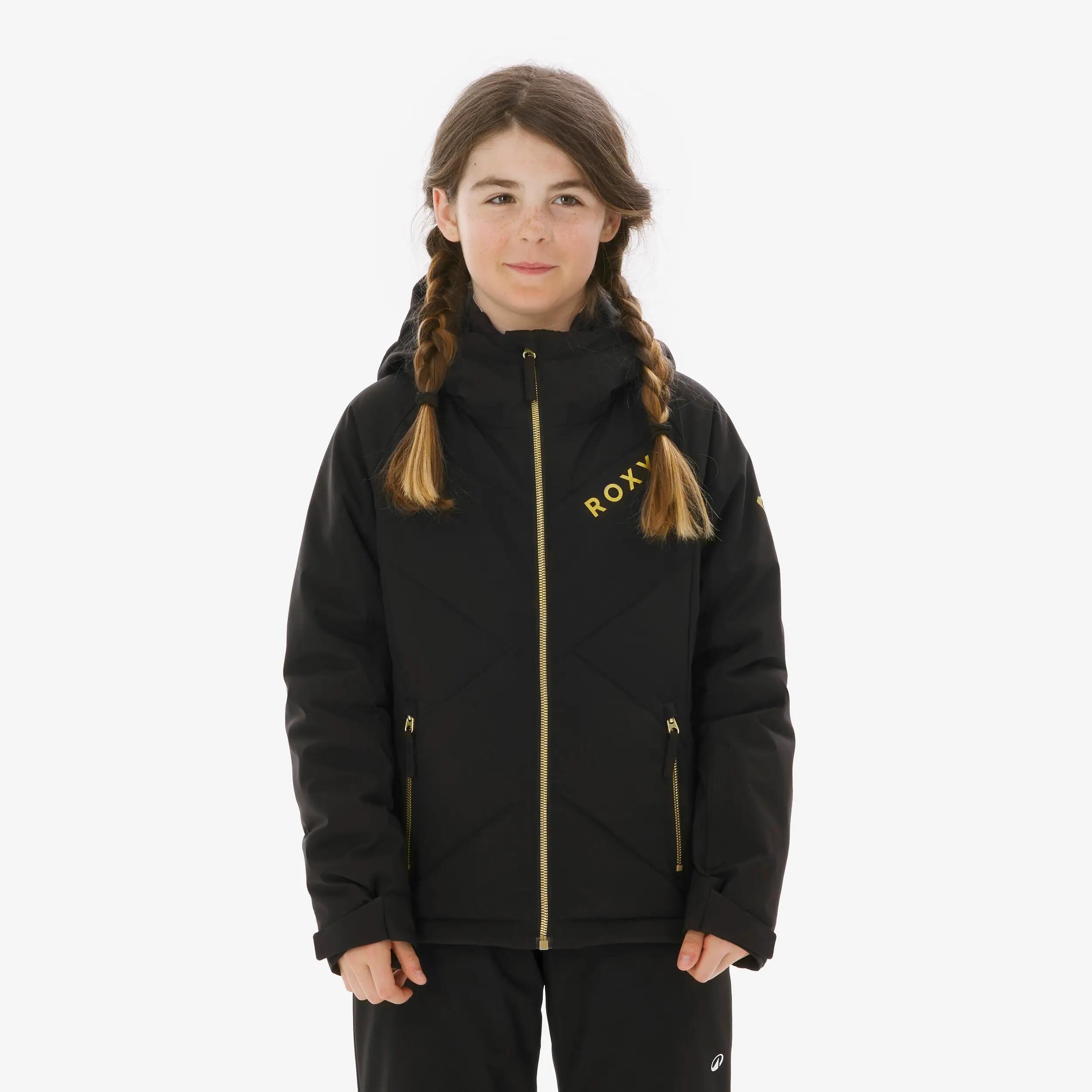 Jaqueta d'esquí nena molt càlida i impermeable Roxy Sandrift negre  2/13