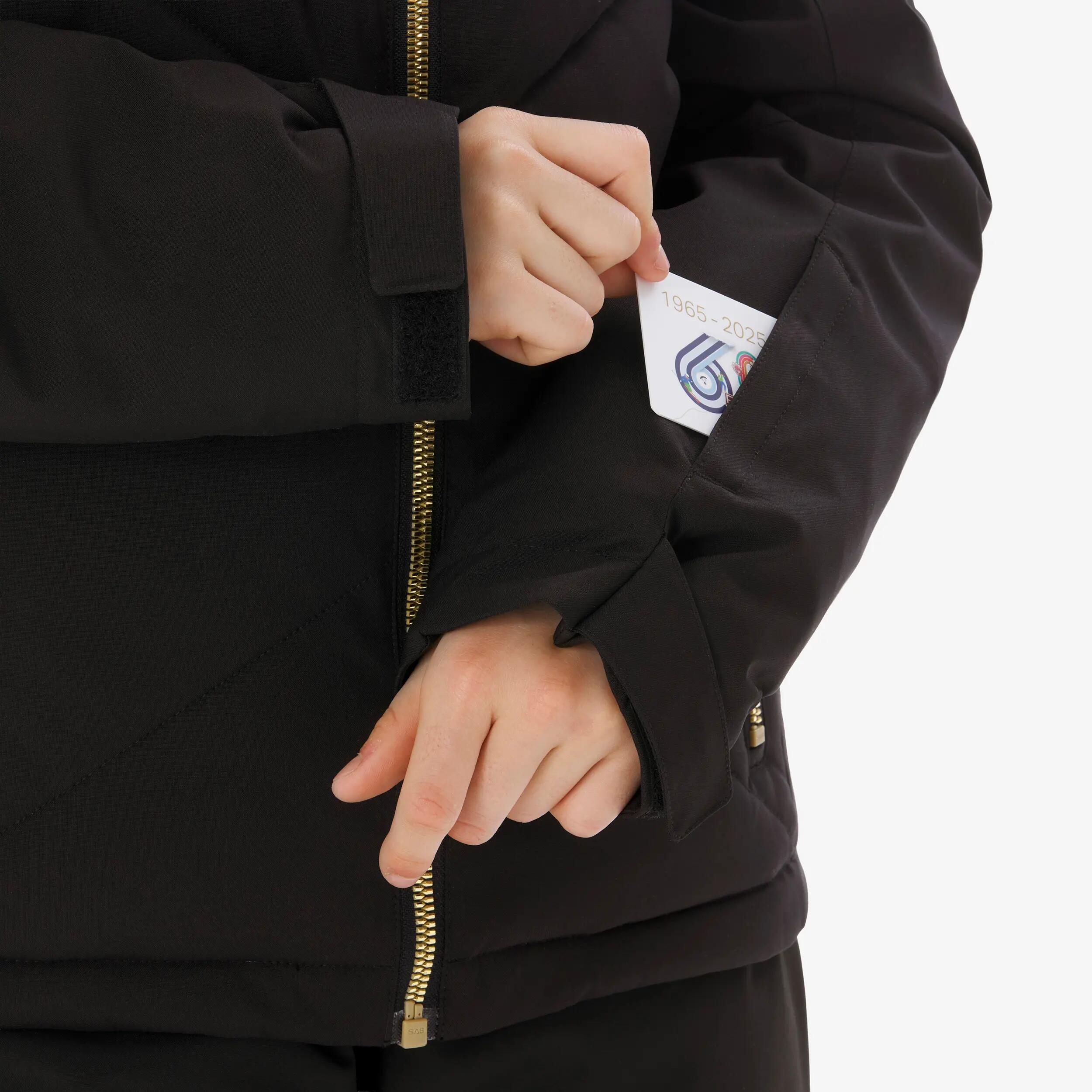 Jaqueta d'esquí nena molt càlida i impermeable Roxy Sandrift negre  7/13