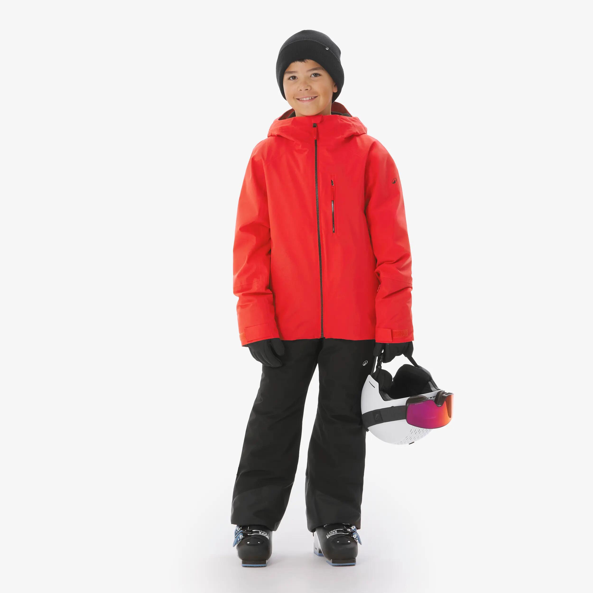 Manteau de ski chaud et imperméable enfant, 500 Âge 6-14 ans 12/24