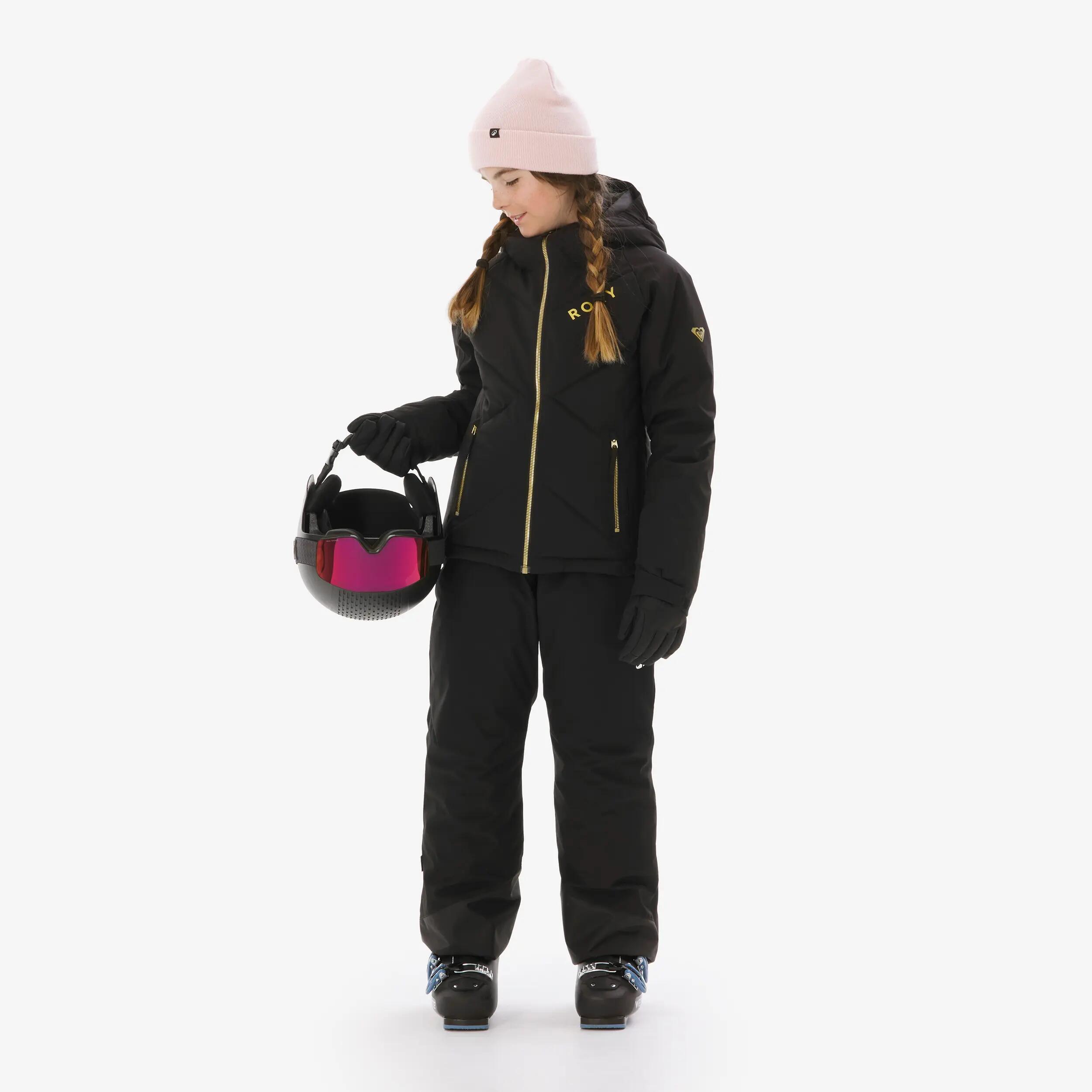 Jaqueta d'esquí nena molt càlida i impermeable Roxy Sandrift negre  3/13