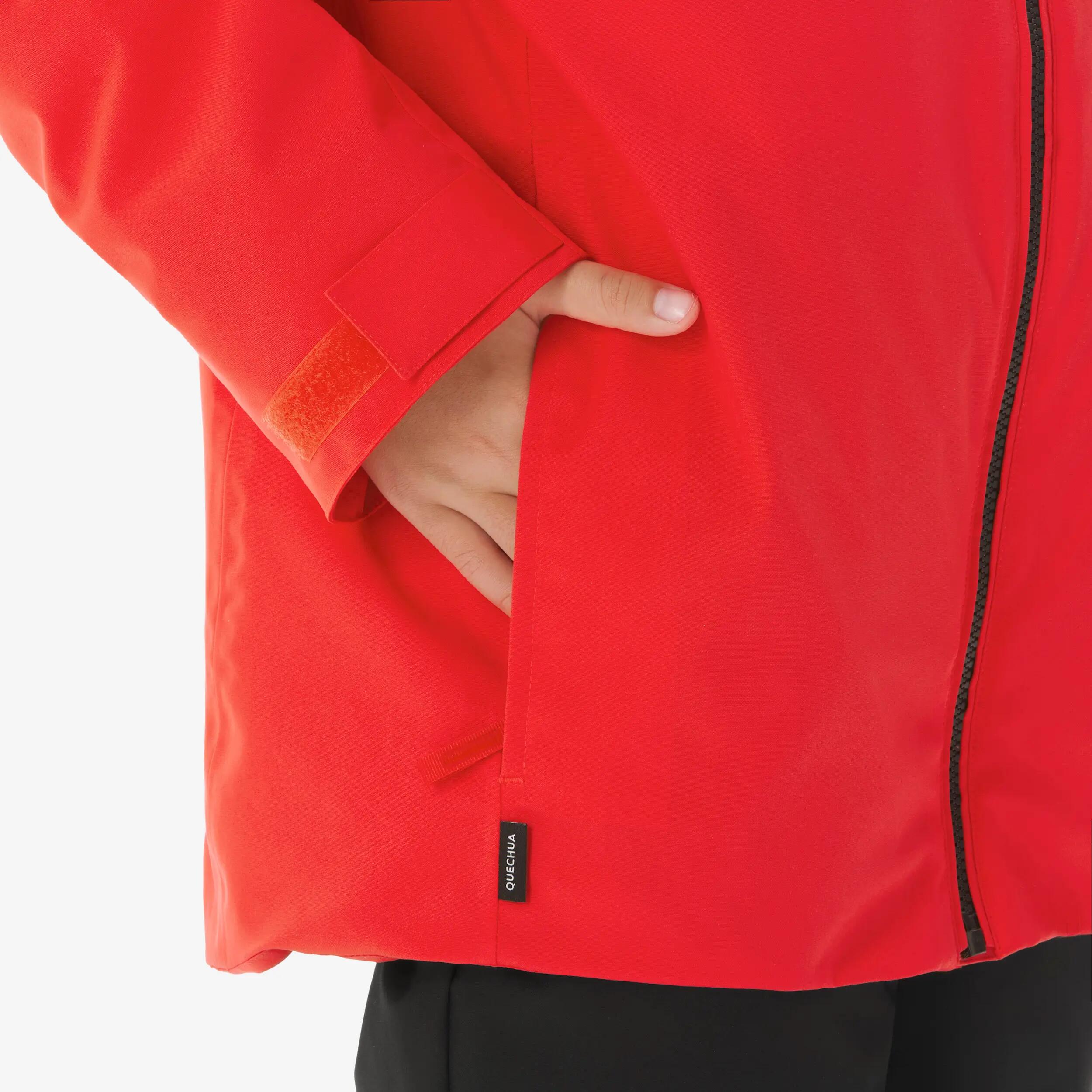 Manteau de ski chaud et imperméable enfant, 500 Âge 6-14 ans 22/24