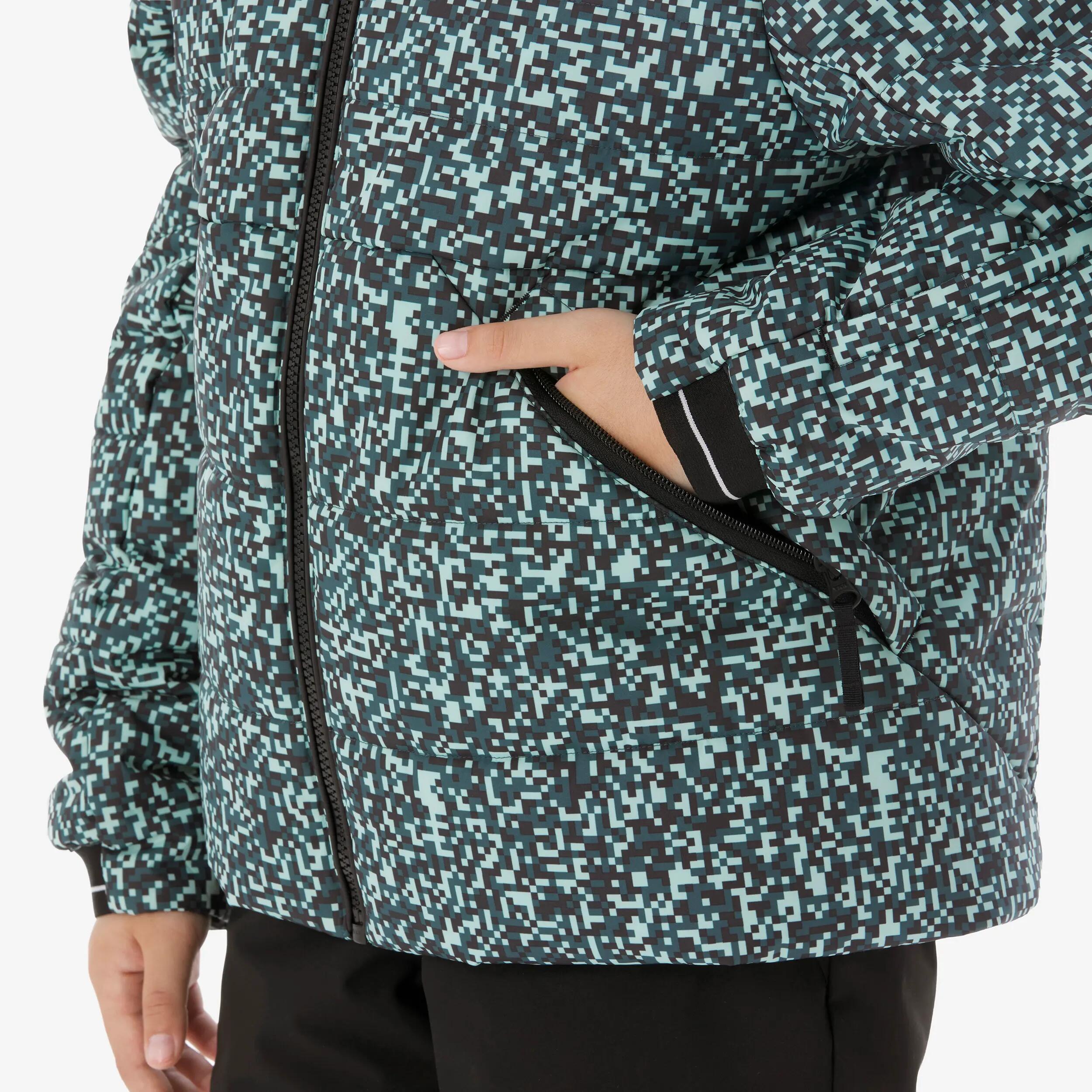 Kids’ Warm Padded Ski Jacket, 100 Age 6–14 7/9