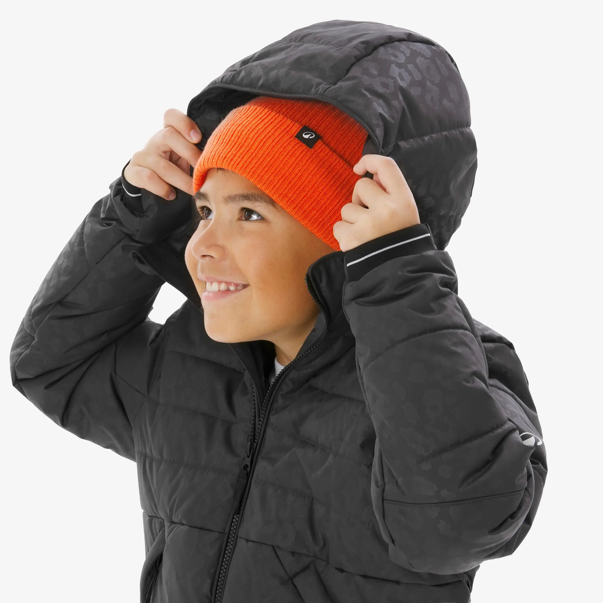 Kids’ Warm Padded Ski Jacket, 100 Age 6-14 8/12