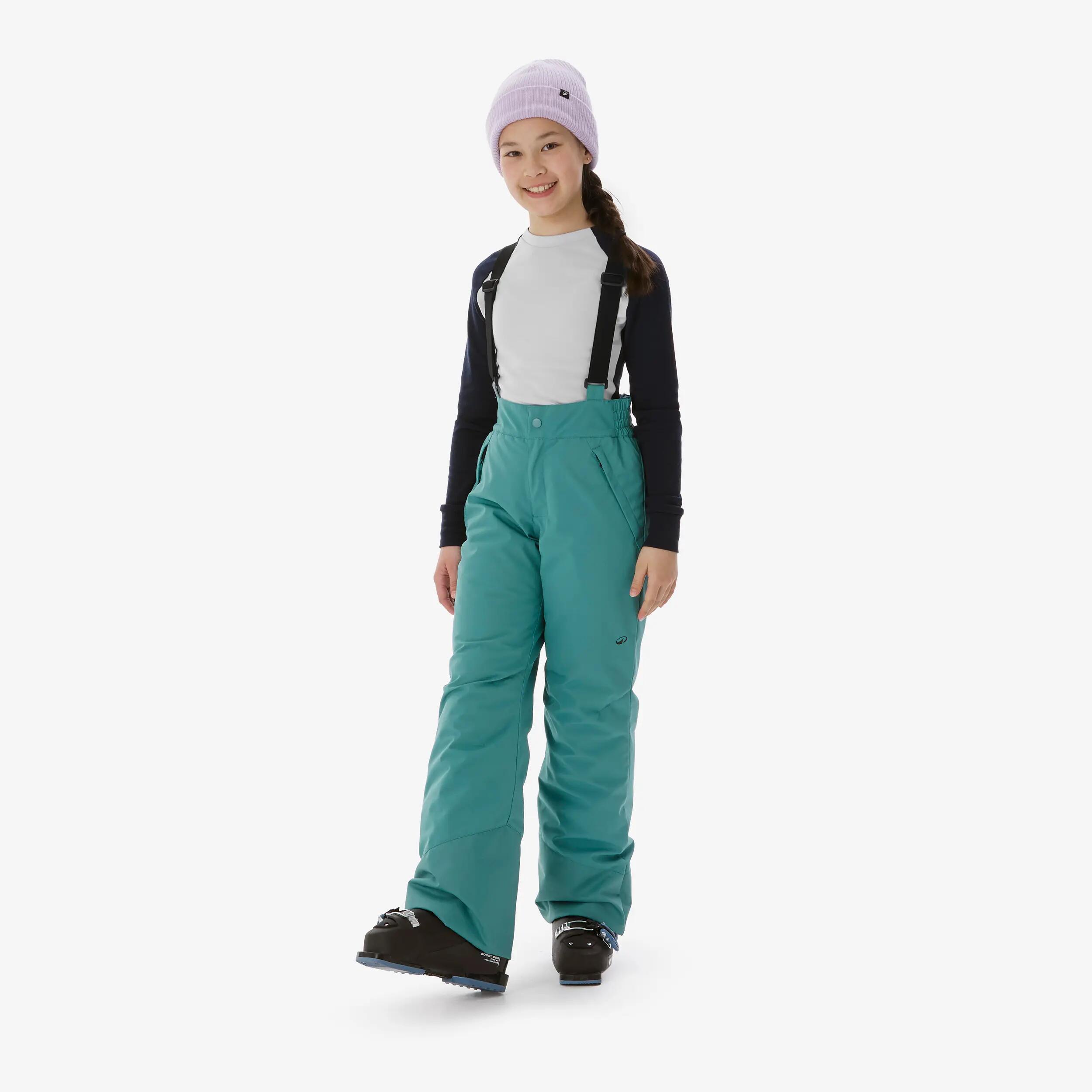 Kids' Warm and Waterproof Ski Pants, 500 PNF Age 6–14 5/15