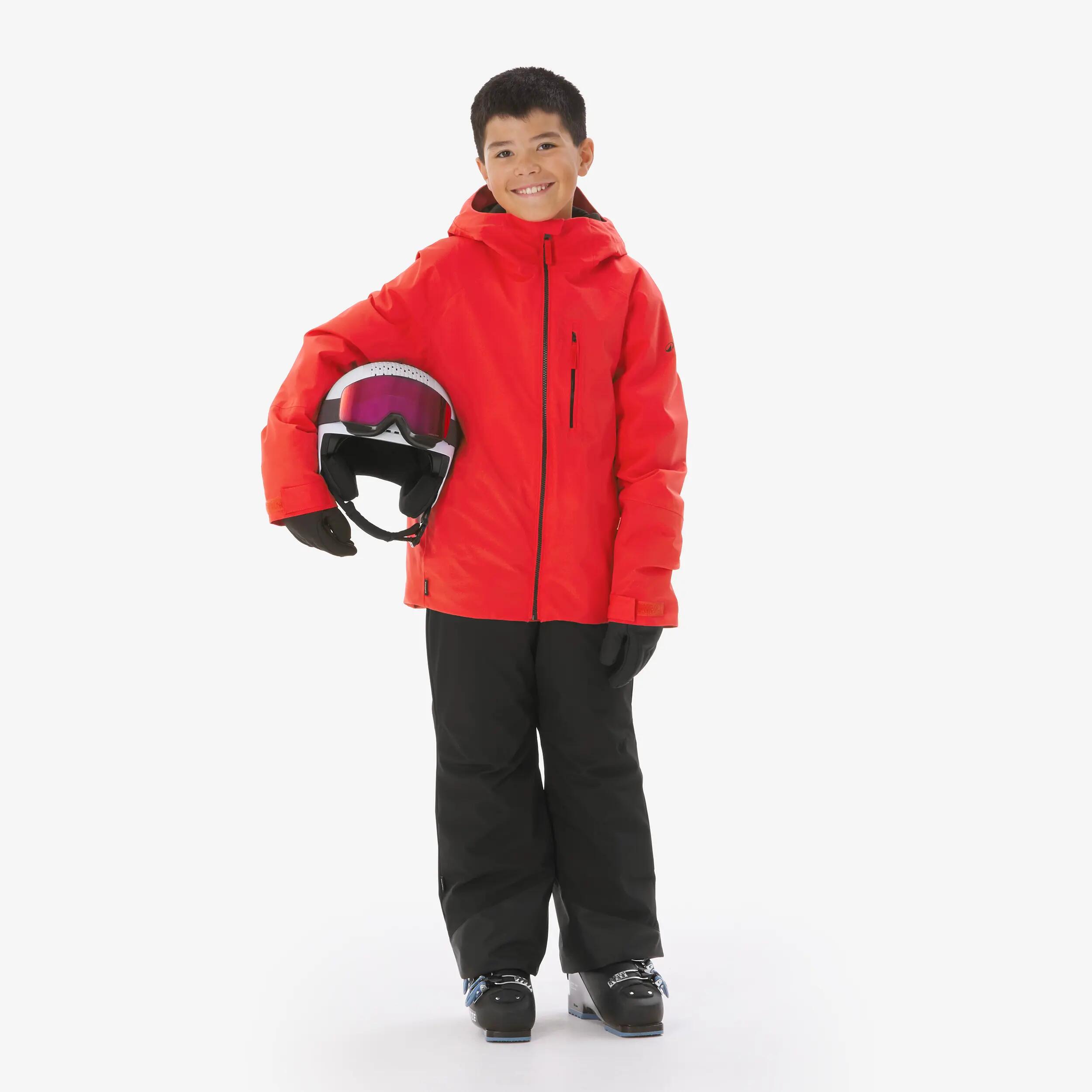 Manteau de ski chaud et imperméable enfant, 500 Âge 6-14 ans 7/24