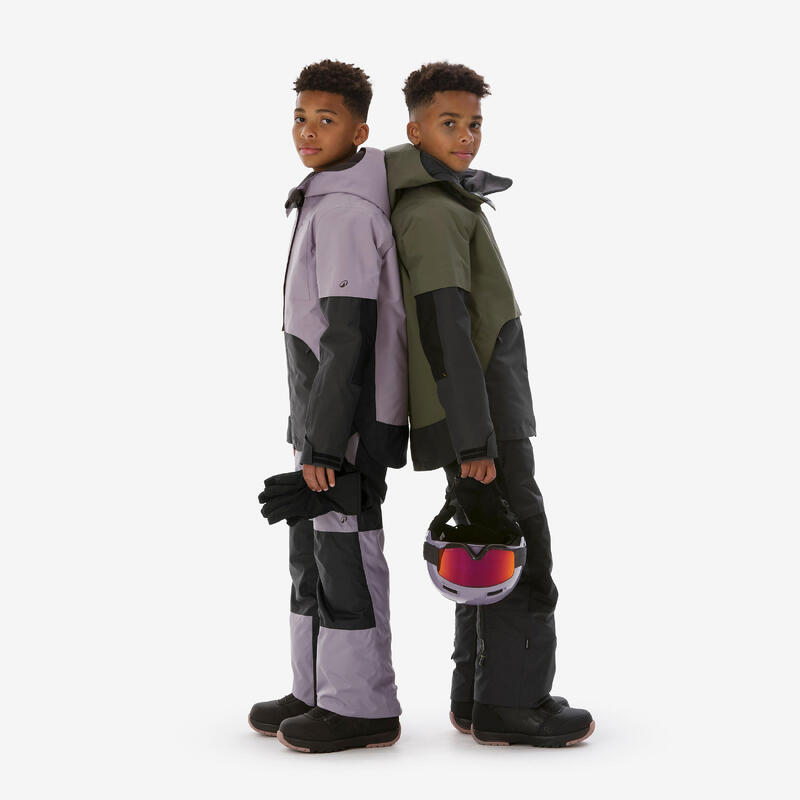 Çocuk Kayak/Snowboard Montu - 10/14 Yaş - Mor - SNB900