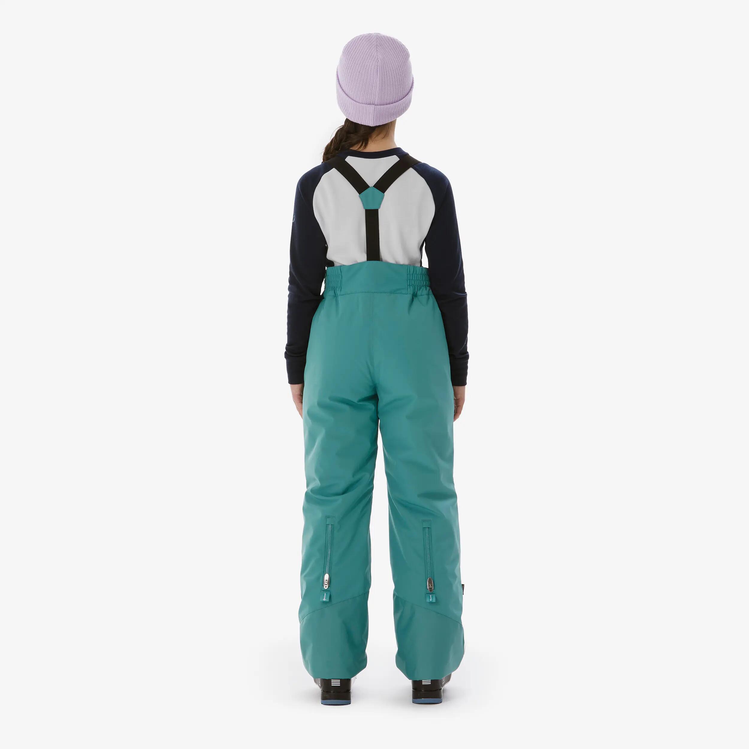 Kids' Warm and Waterproof Ski Pants, 500 PNF Age 6–14 7/15