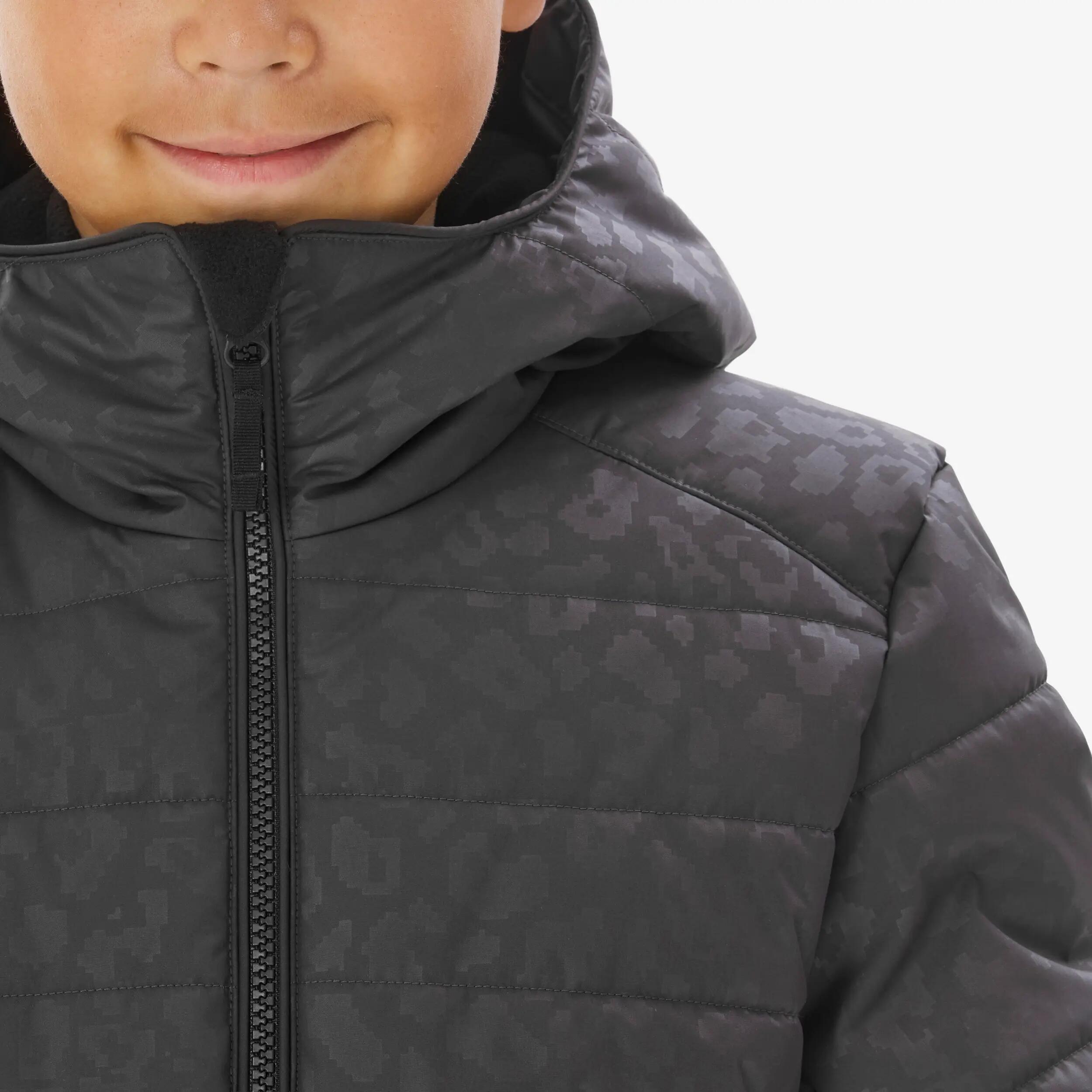 Kids’ Warm Padded Ski Jacket, 100 Age 6-14 11/12