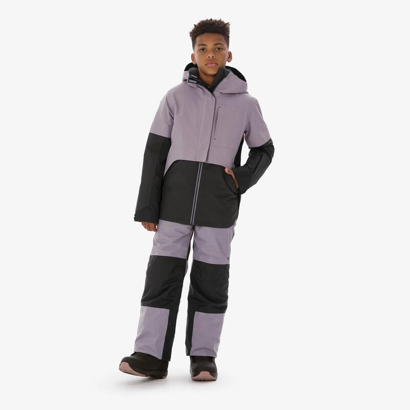 Çocuk Kayak/Snowboard Montu - 10/14 Yaş - Mor - SNB900