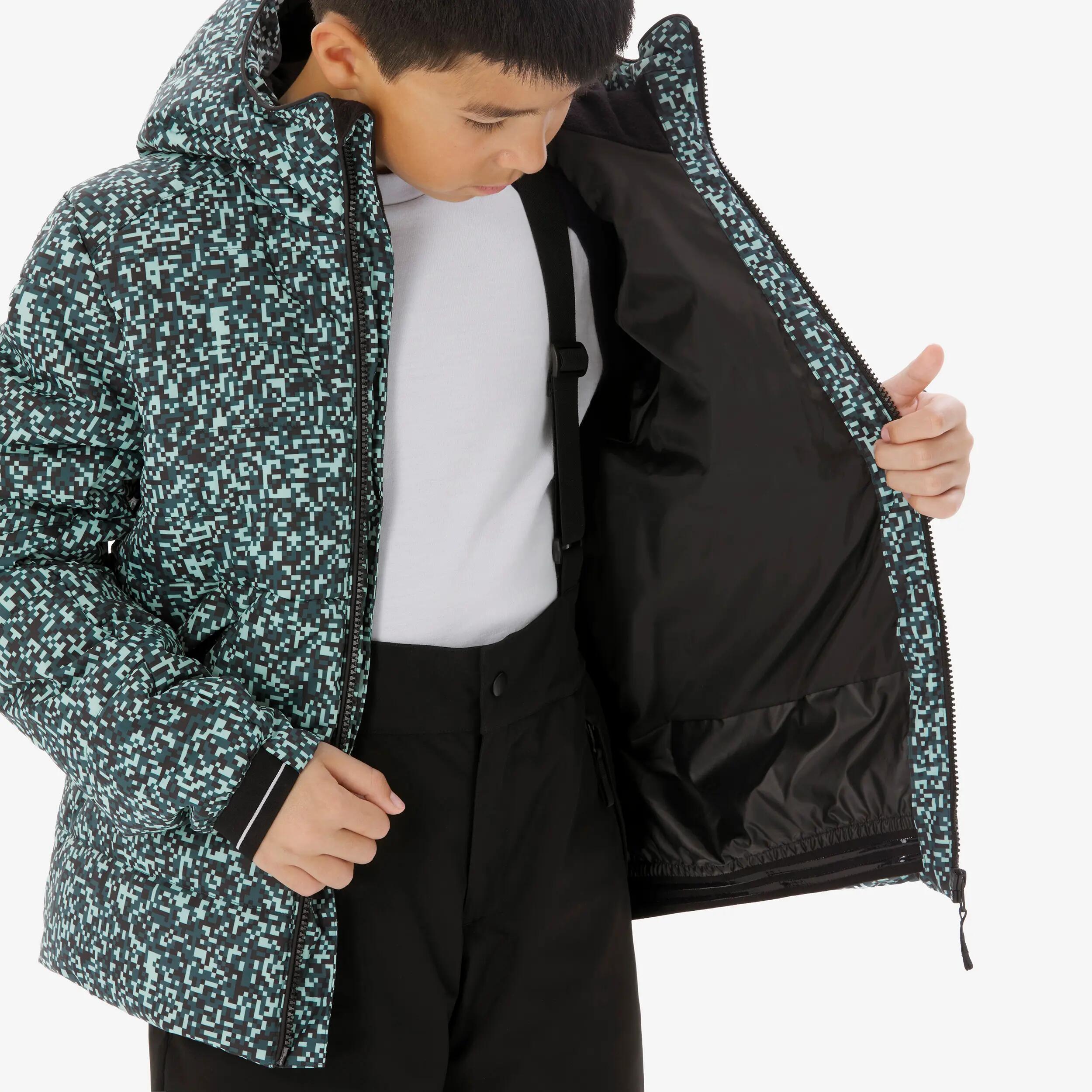 Kids’ Warm Padded Ski Jacket, 100 Age 6–14 8/9