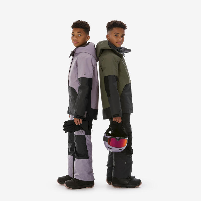 Çocuk Kayak/Snowboard Montu - 10/14 Yaş - Mor - SNB900
