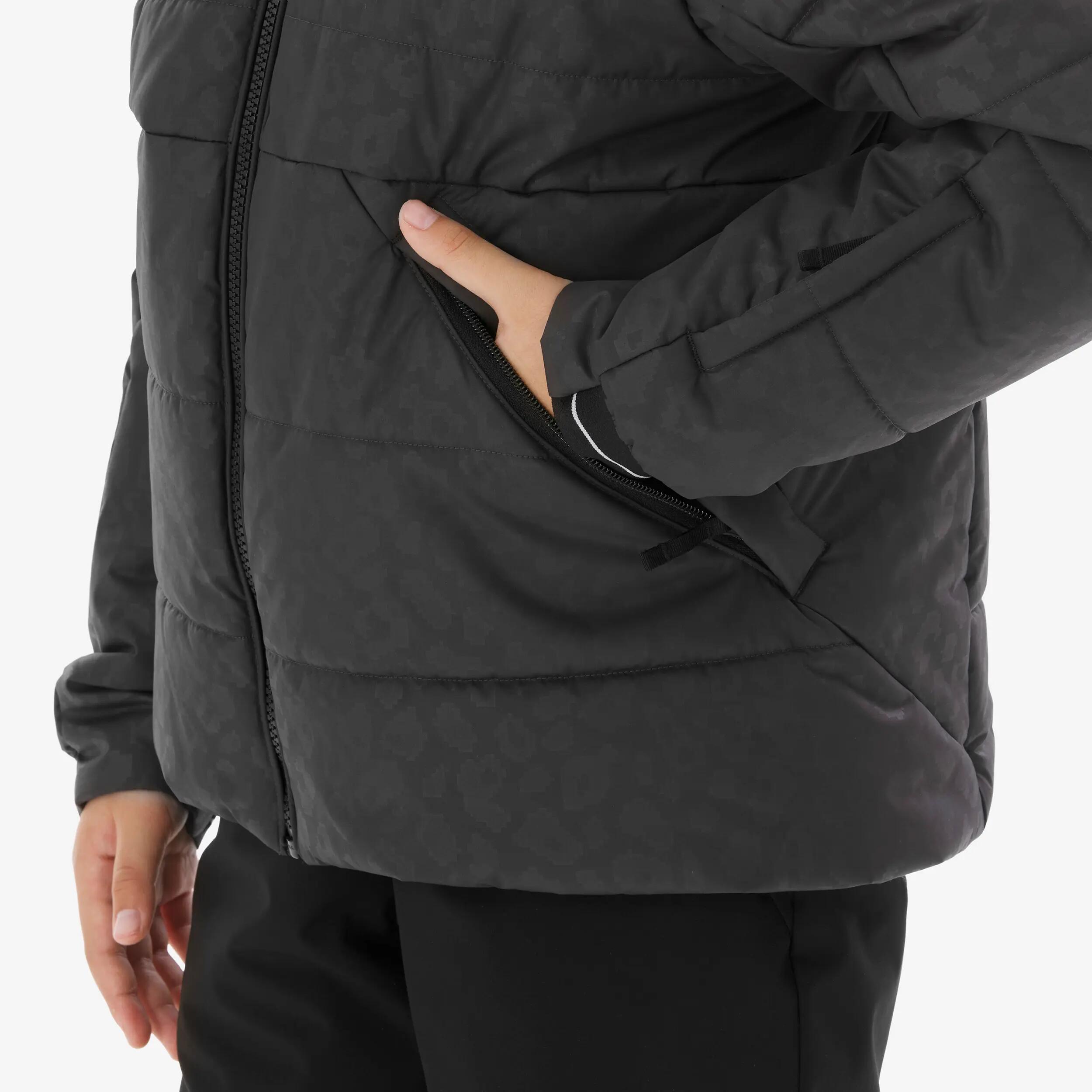 Kids’ Warm Padded Ski Jacket, 100 Age 6-14 9/12