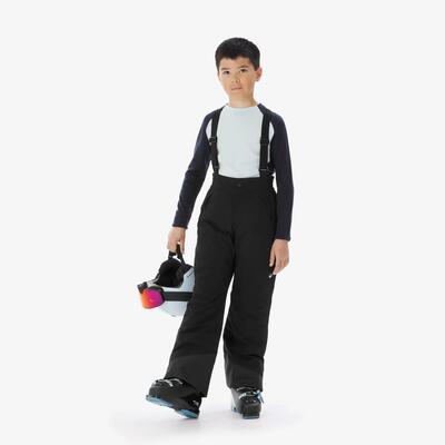 Pantaloni sci bambino 500 PNF neri