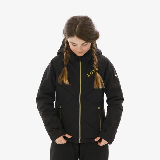 Veste de ski fille très chaude et imperméable. Roxy Sandrift noire