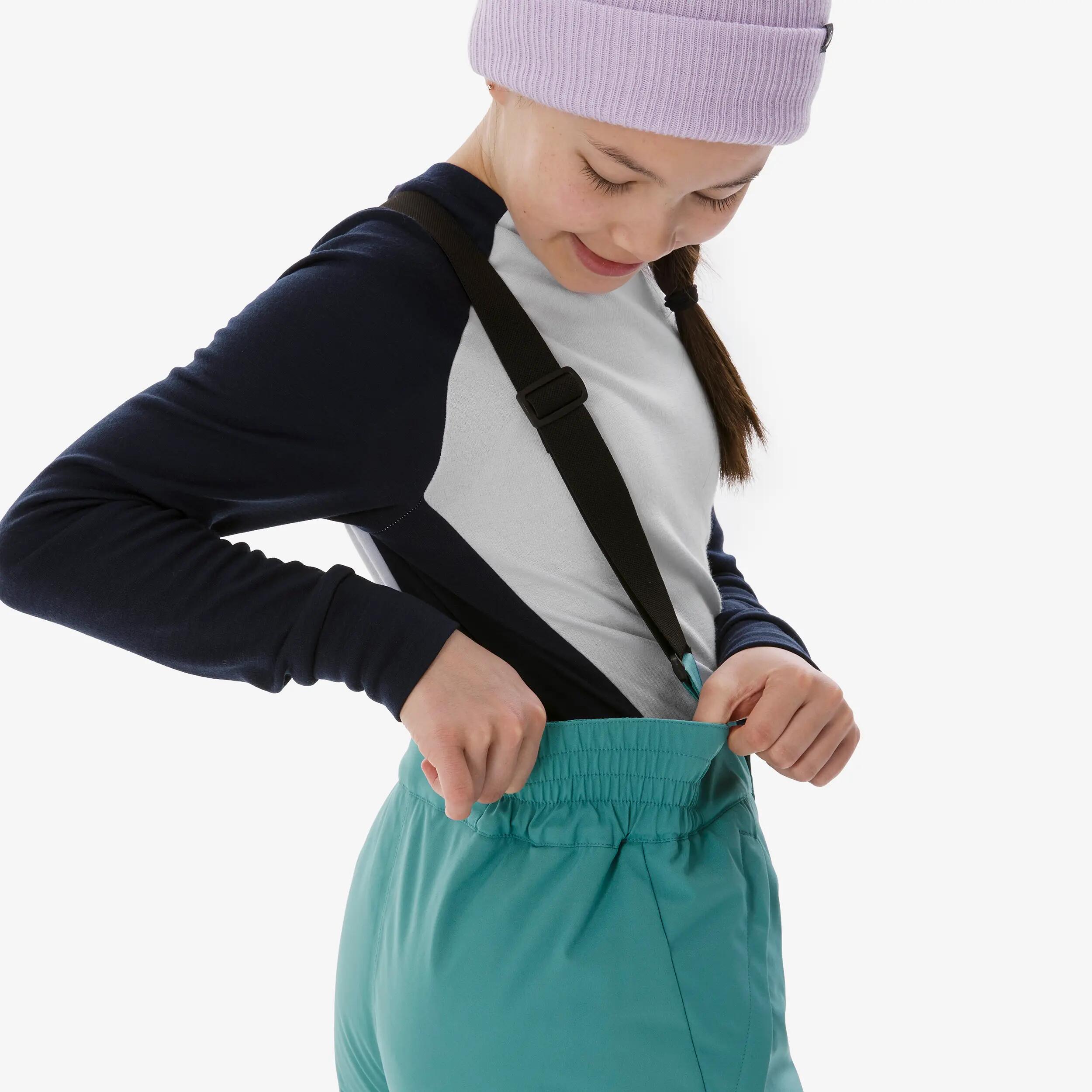 Kids' Warm and Waterproof Ski Pants, 500 PNF Age 6–14 13/15