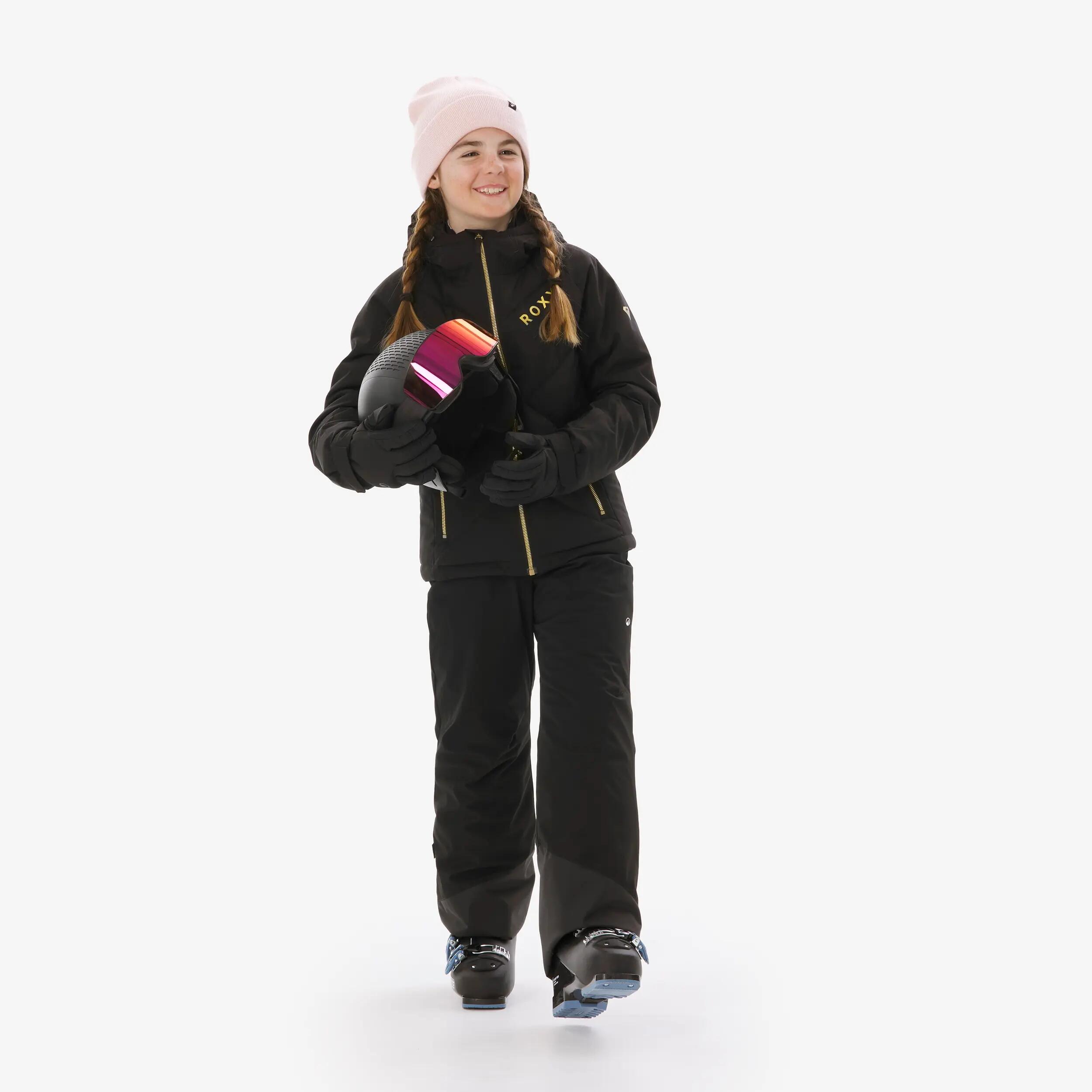 Jaqueta d'esquí nena molt càlida i impermeable Roxy Sandrift negre  4/13