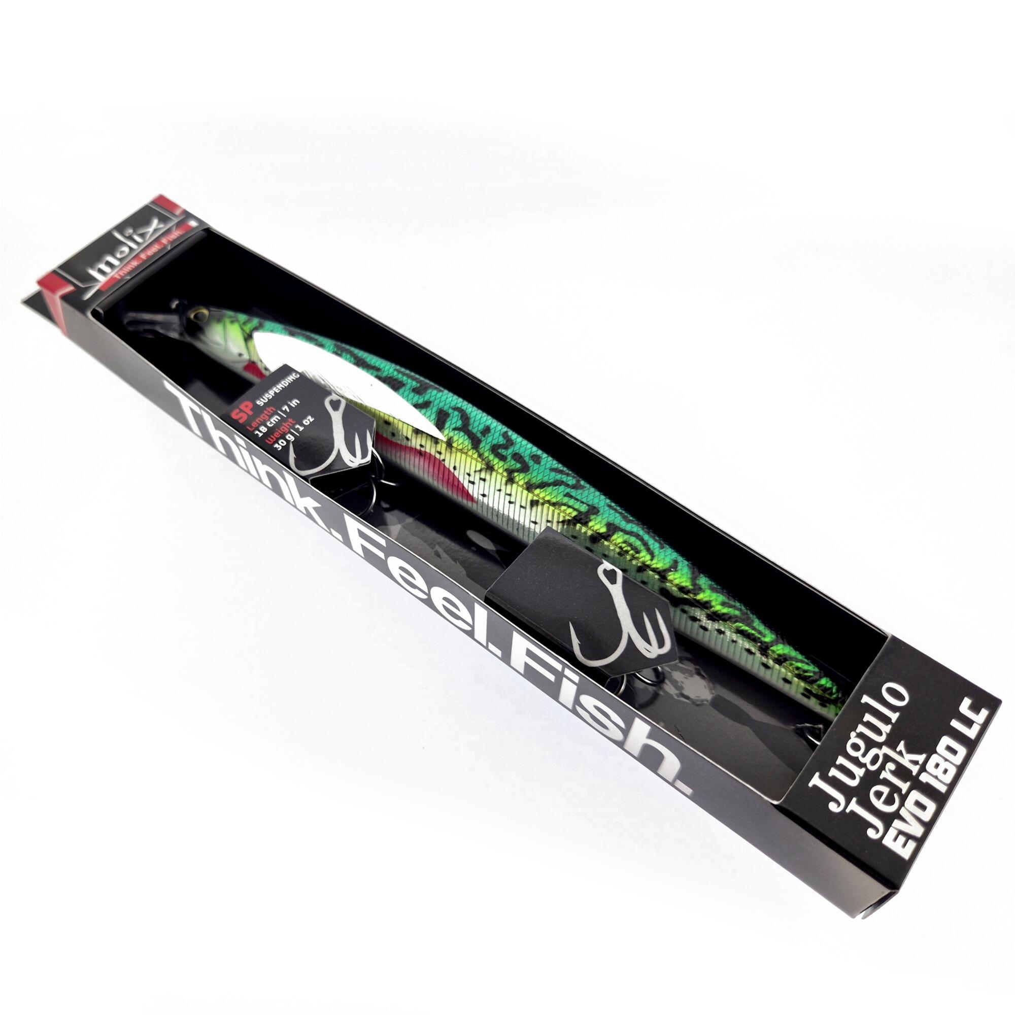 Minnow spinning mare Molix Jugulo Jerk Evo 180LC Bloody Green 18cm suspending 4/4