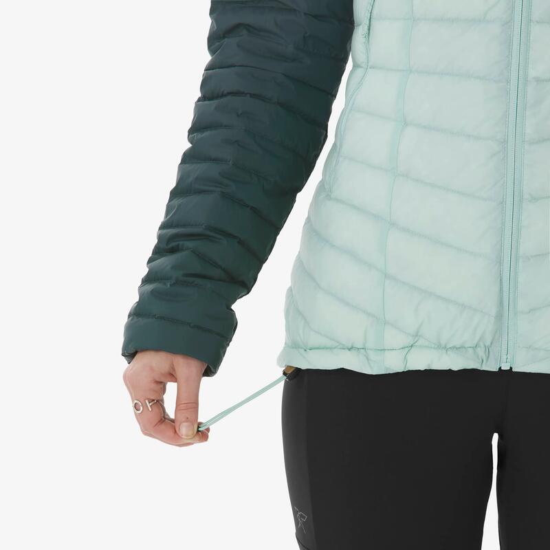 Kadın Outdoor Trekking Şişme Mont -3 °C - Mavi/Gri - Xplore