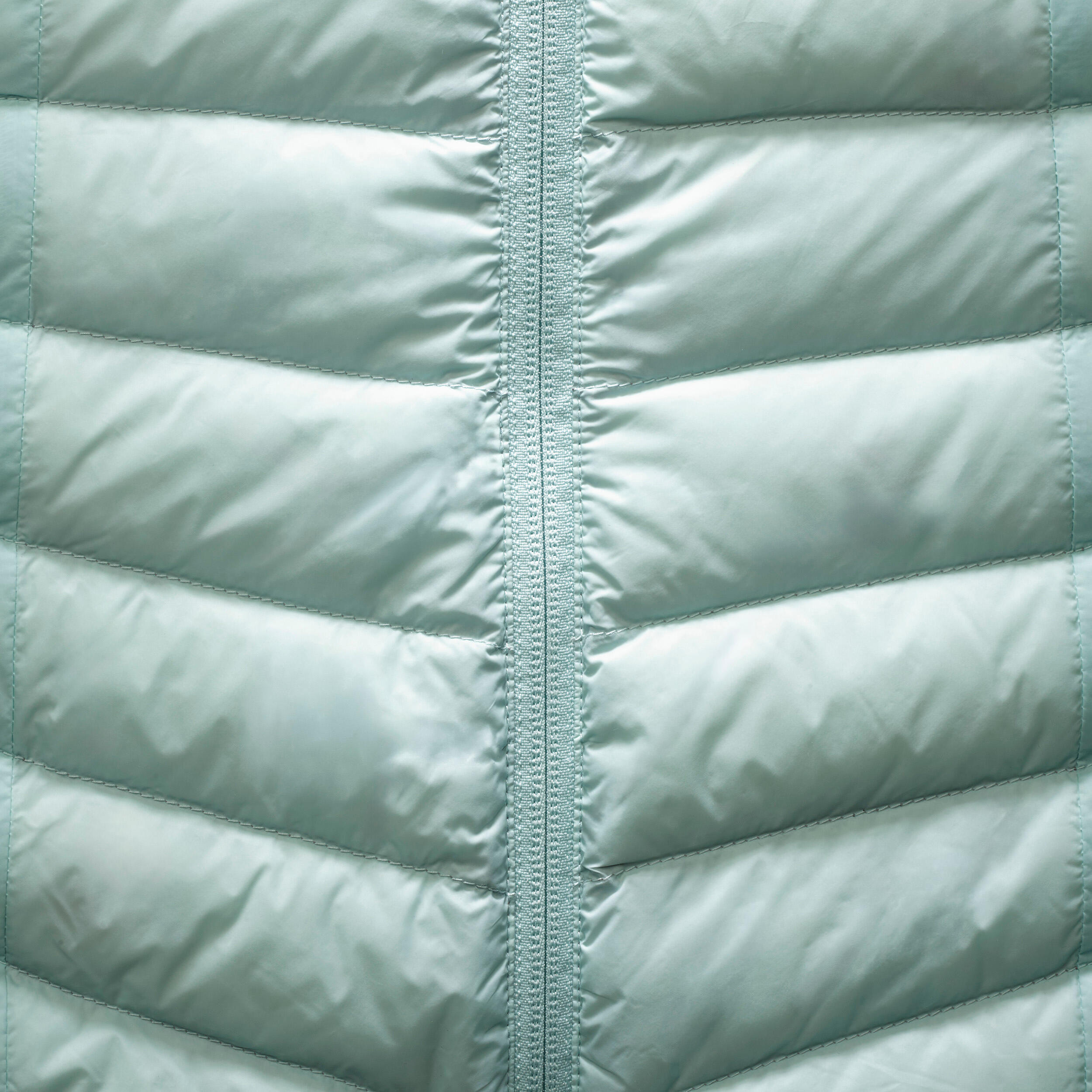 Manteau de longue randonnée léger en duvet femme, Xplore 9/11