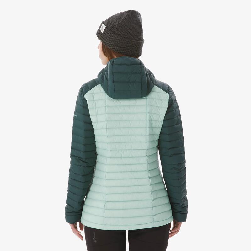 Kadın Outdoor Trekking Şişme Mont -3 °C - Mavi/Gri - Xplore