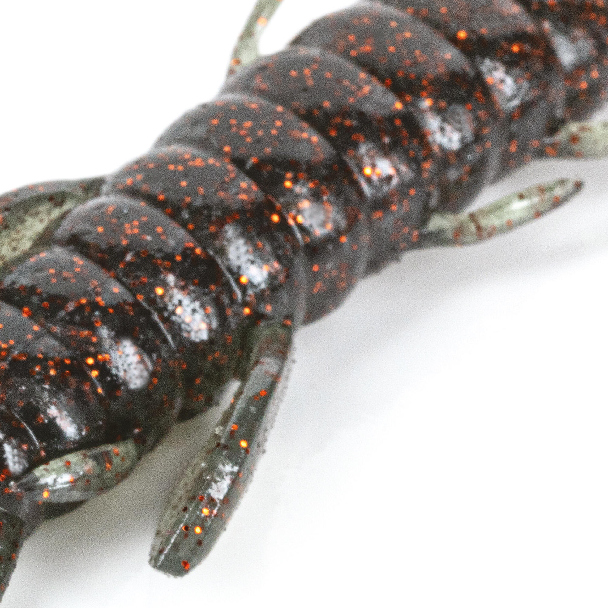 Esca morbida scentata pesca spinning Molix Freaky Craw 4" UV Green Shimmering 3/5