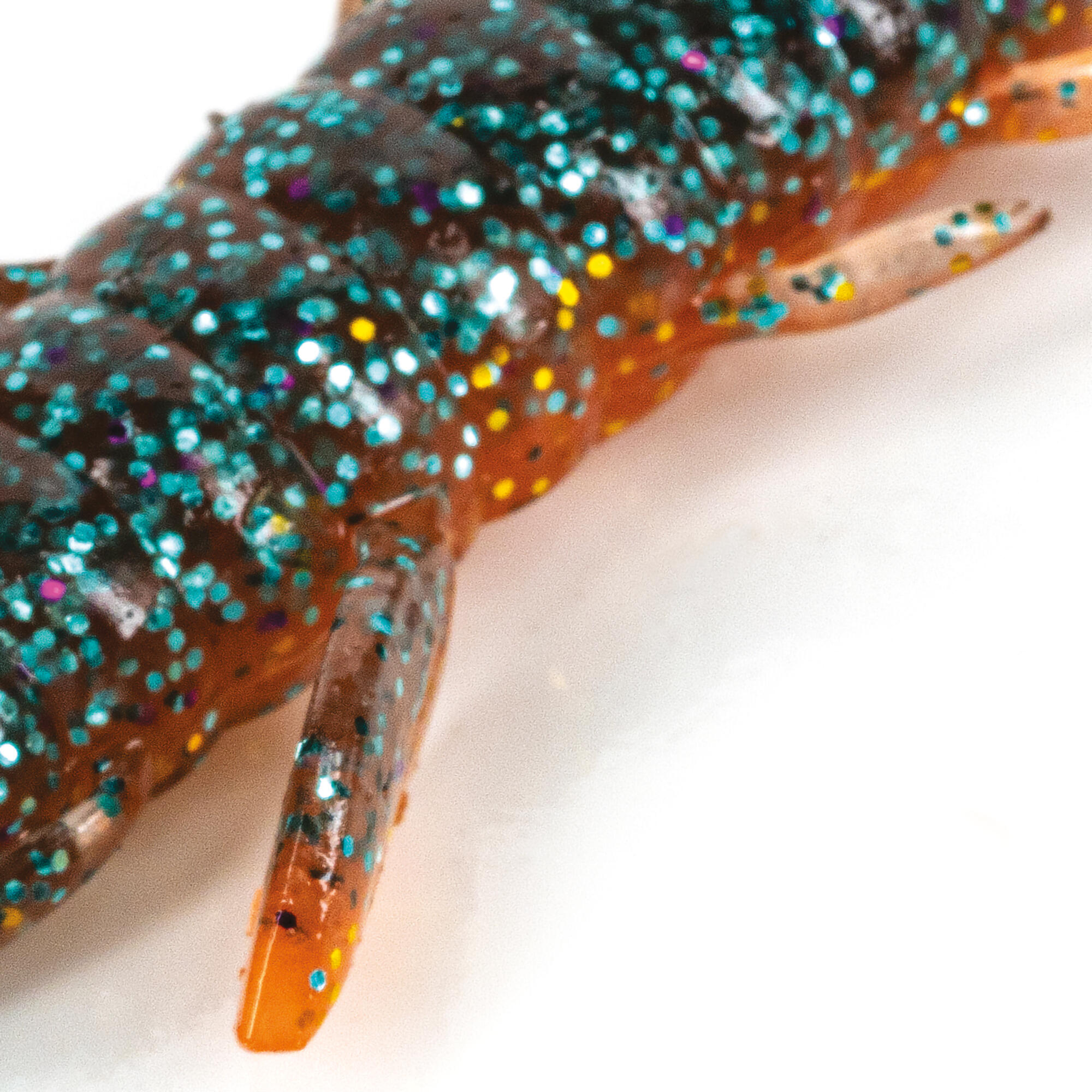 Softbait gambero pesca spinning Molix Freaky Craw UV Black Orange 10cm 5pz 3/5