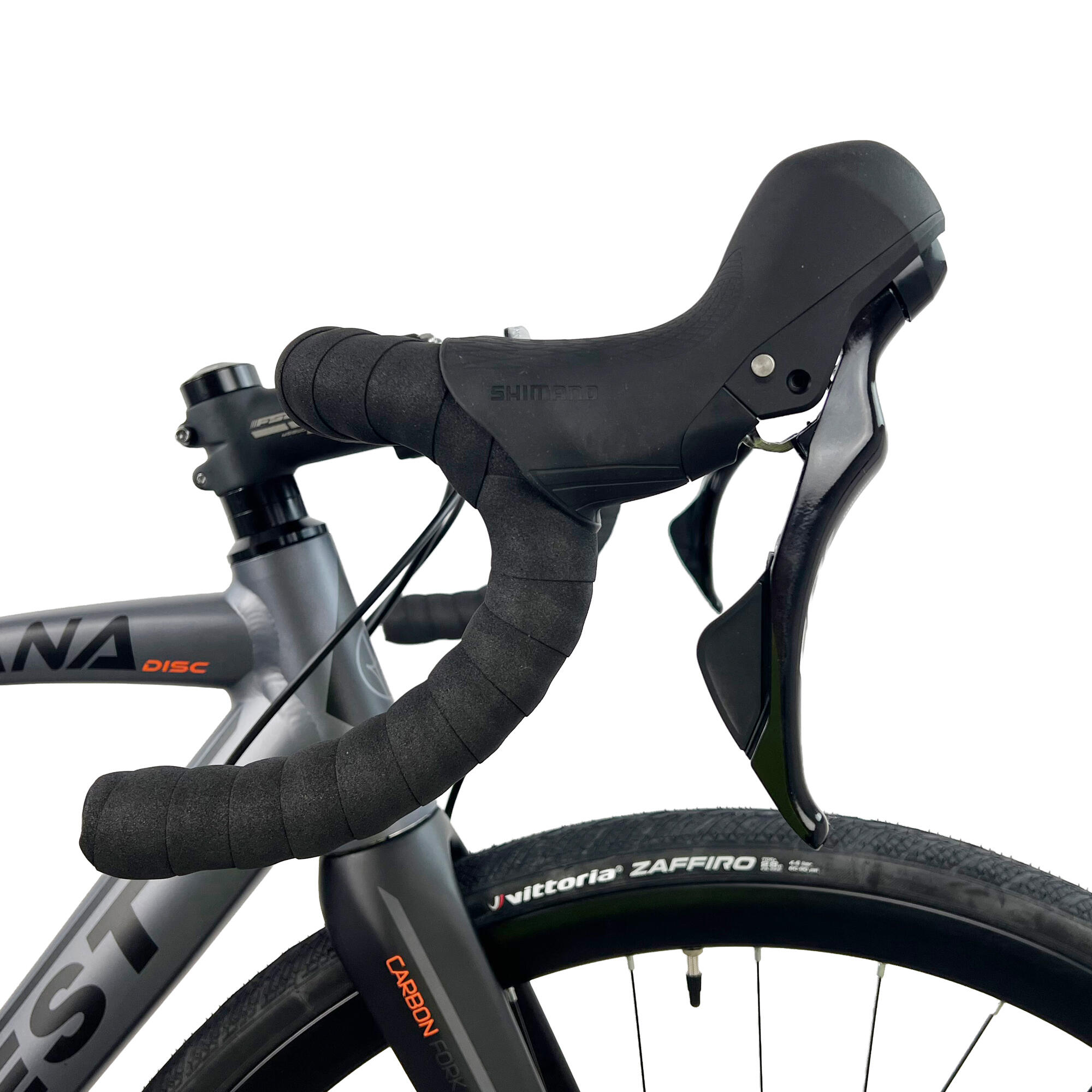 Bici da corsa Fondriest Katana Shimano 105 grigia 4/5