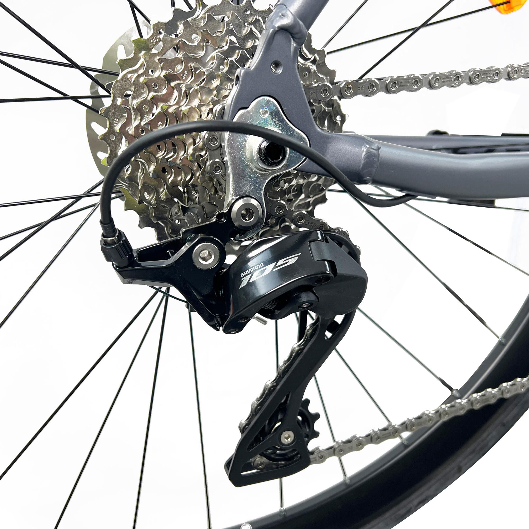 Bici da corsa Fondriest Katana Shimano 105 grigia 3/5