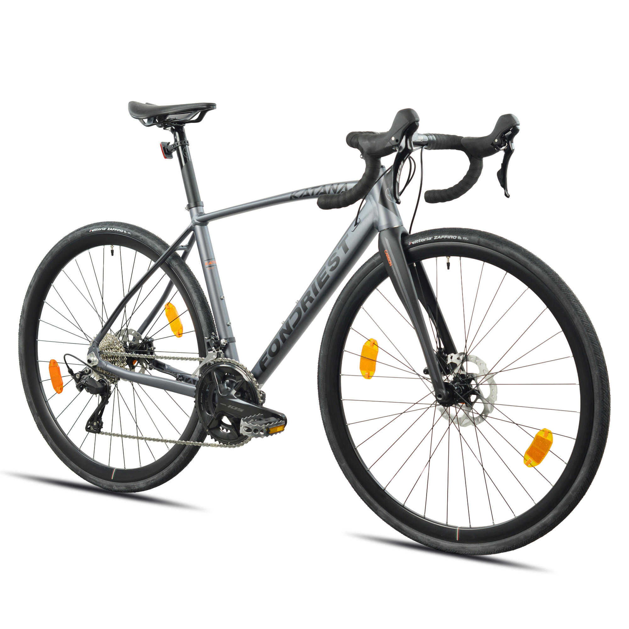 Bici da corsa Fondriest Katana Shimano 105 grigia 2/5