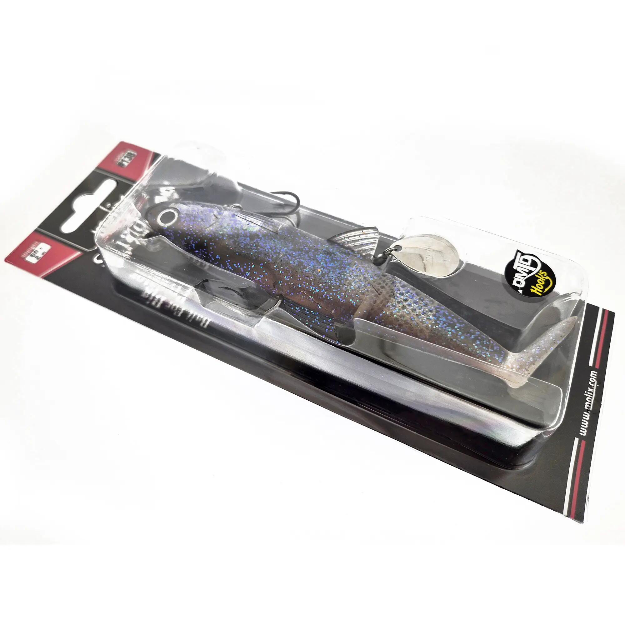 Esca spinning luccio Molix Pike Shad 140 Wakasagi 14cm 60g sinking 4/4