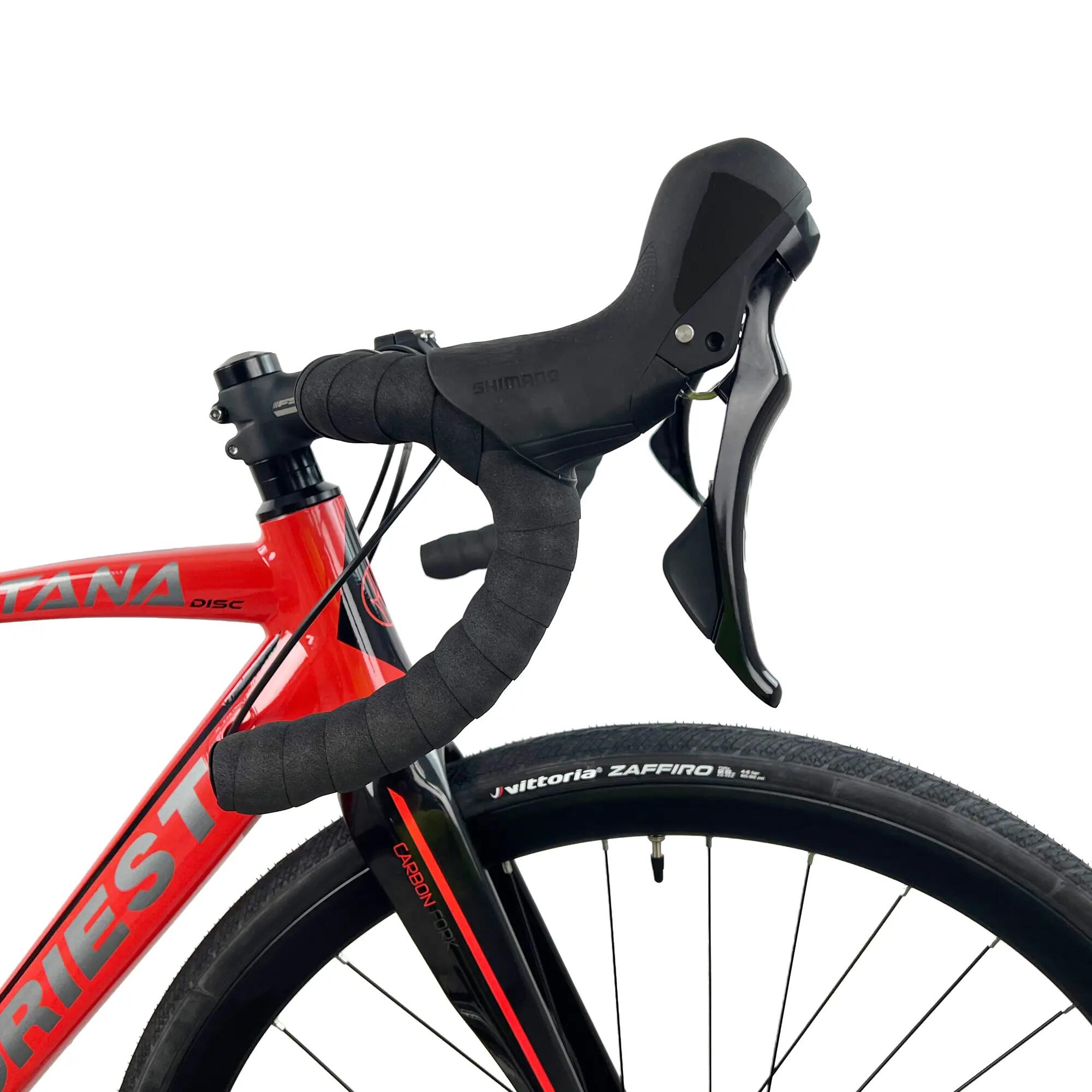 Bici da corsa Fondriest Katana Shimano 105 rossa 4/5