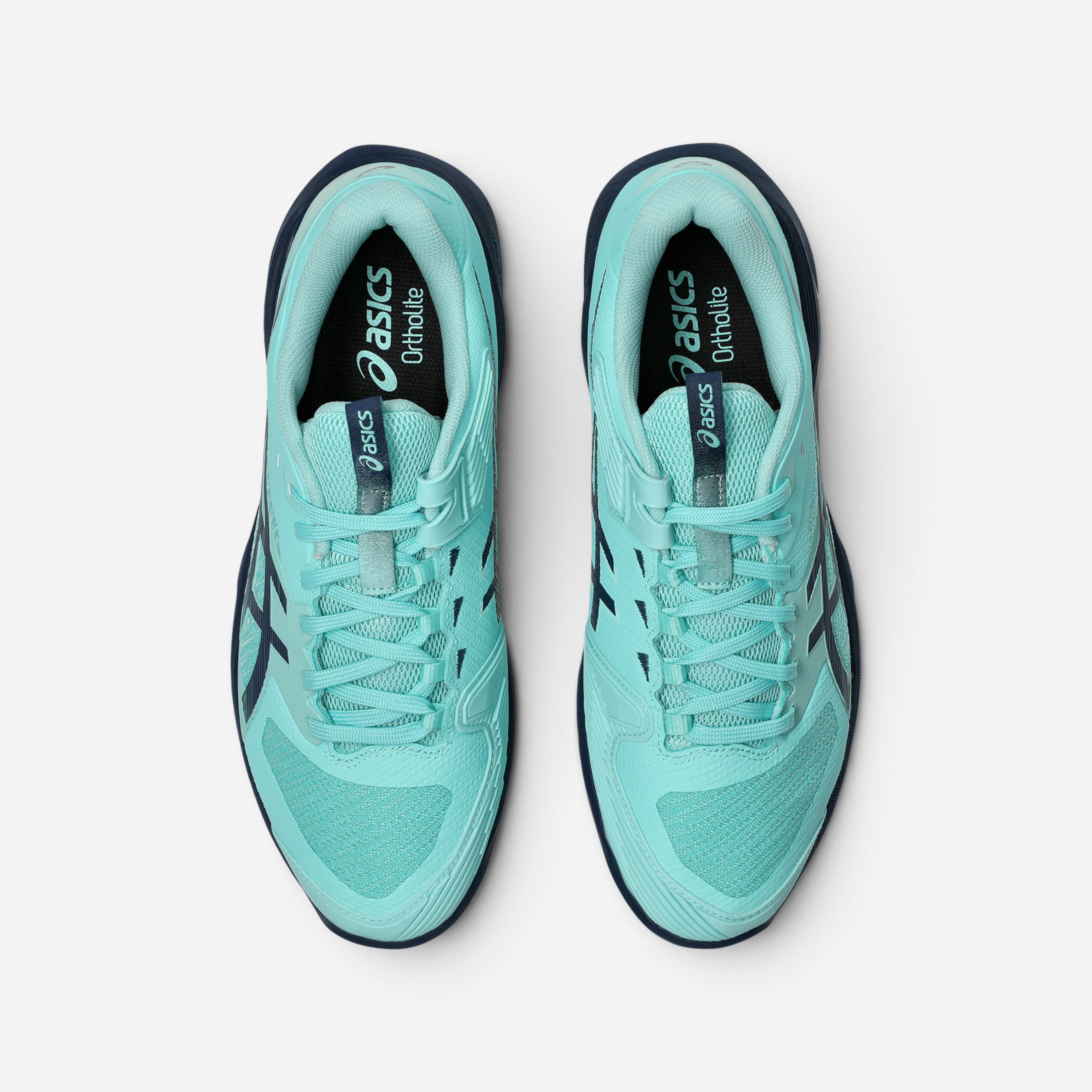 ASICS ASICS Solution Speed FF 4 pánska tenisová obuv zeleno-modrá 43,5 · záber 7