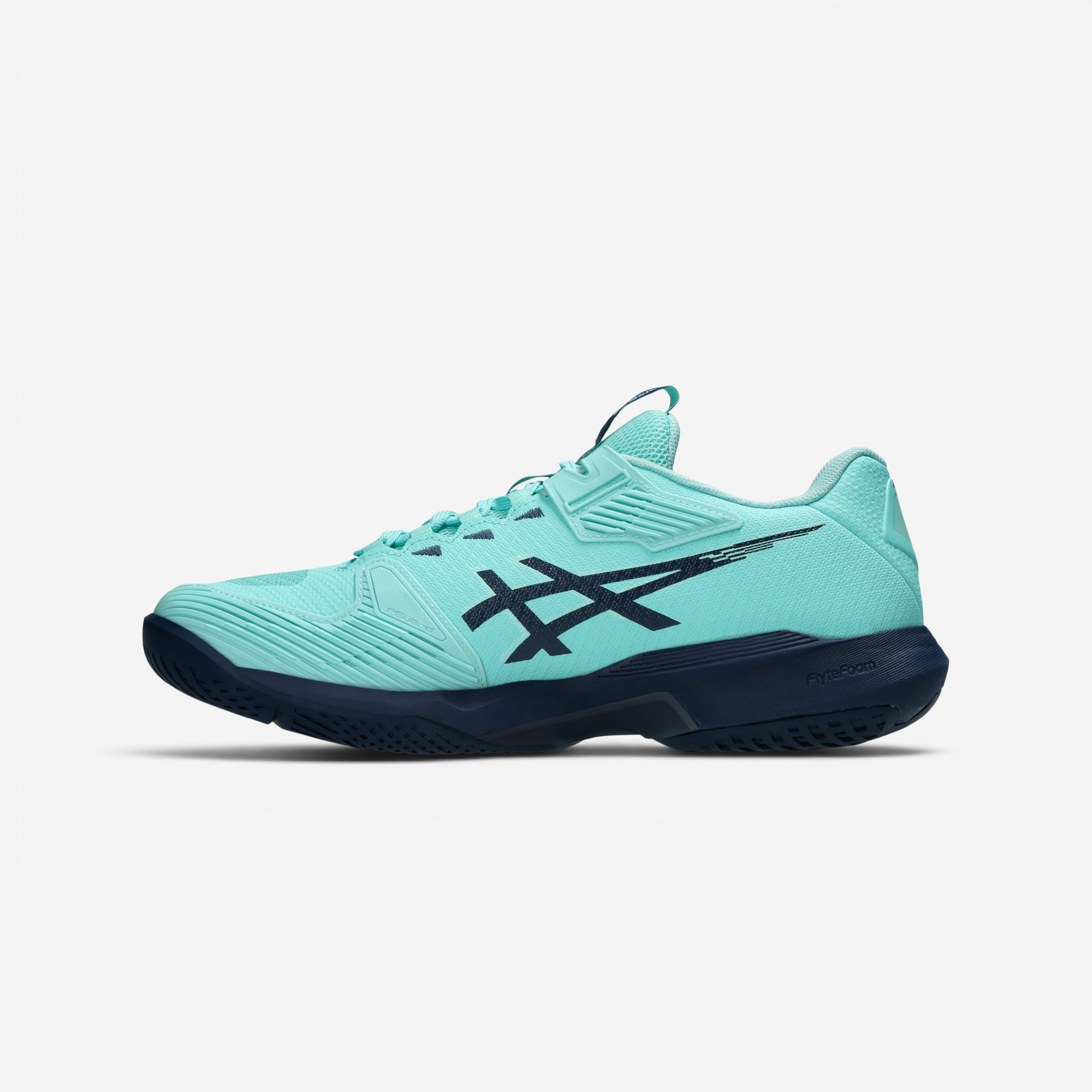ASICS ASICS Solution Speed FF 4 pánska tenisová obuv zeleno-modrá 43,5 · záber 8