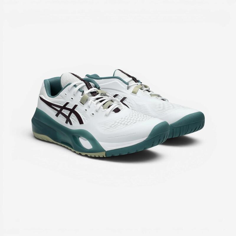 Încălțăminte tenis pe orice suprafață Gel Resolution X alb verde mov
