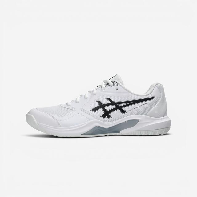 Chaussures de tennis multicourt homme, Asics Gel Dedicate 9 blanc